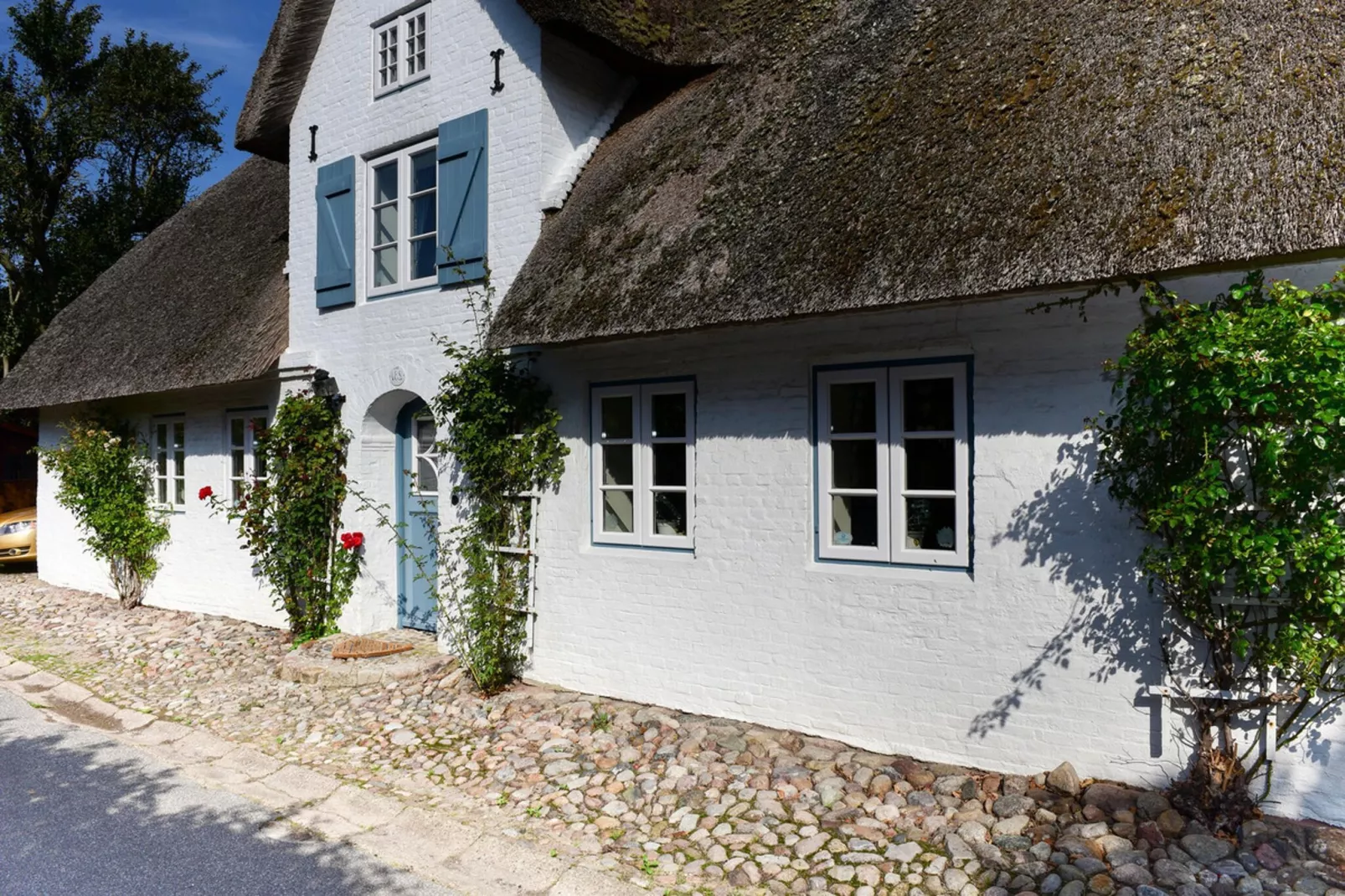 Doppelhaus in Oldsum - Haus 2-Buitenkant zomer