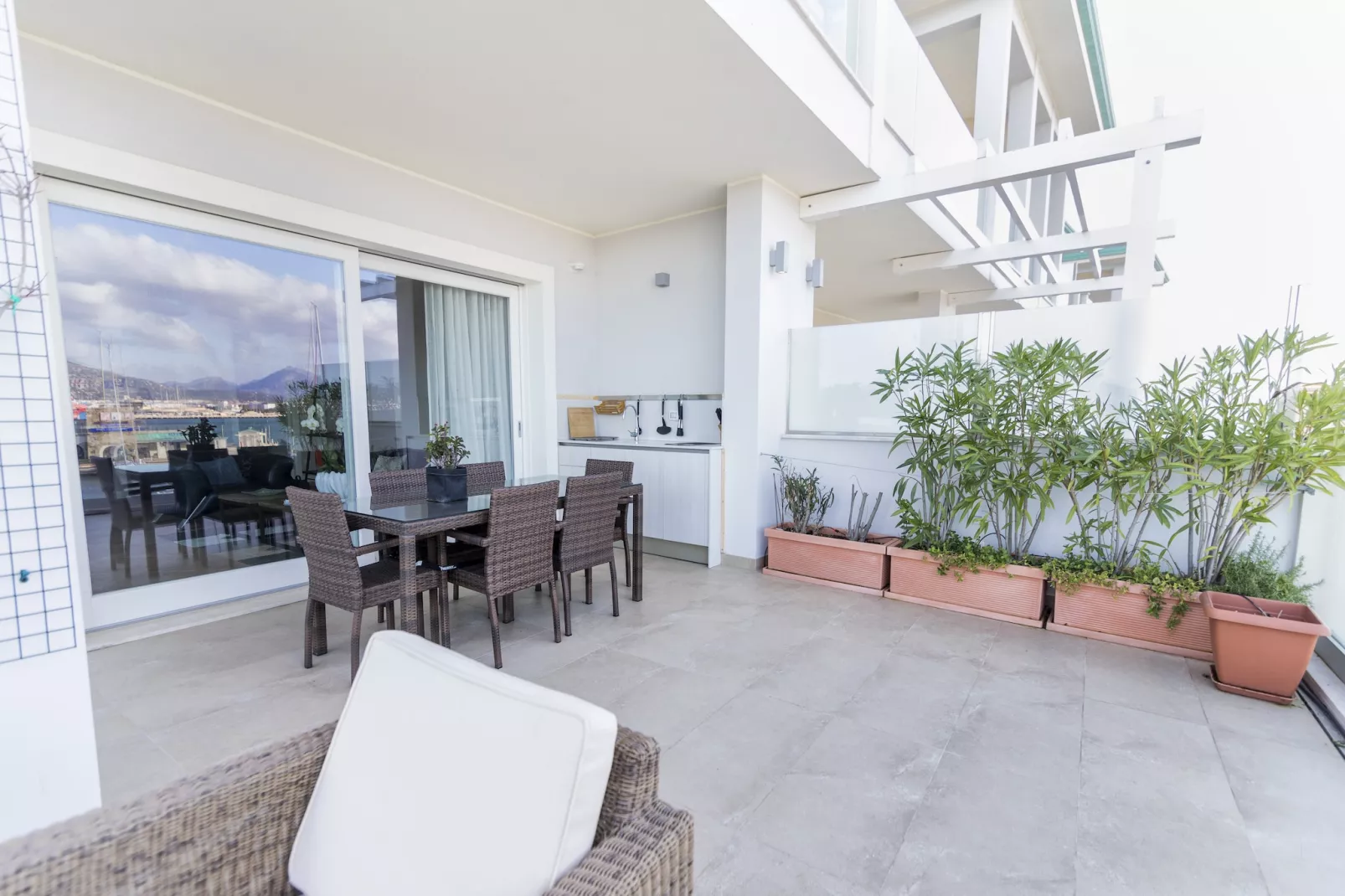 On the Waterfront-Terrasbalkon