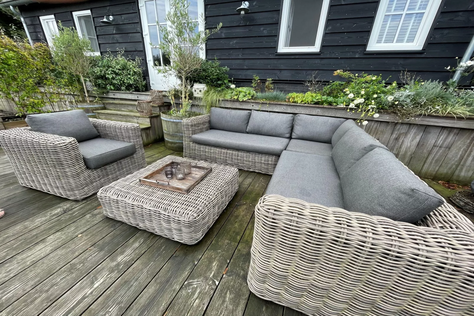 Vakantiehuis De Vlonder-Terrasbalkon
