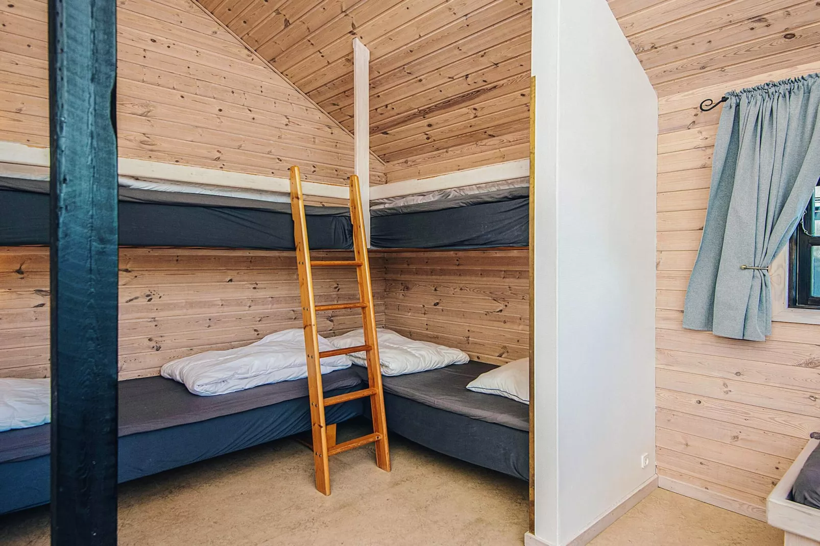 Standardhytte til 5 personer25m²-Binnen