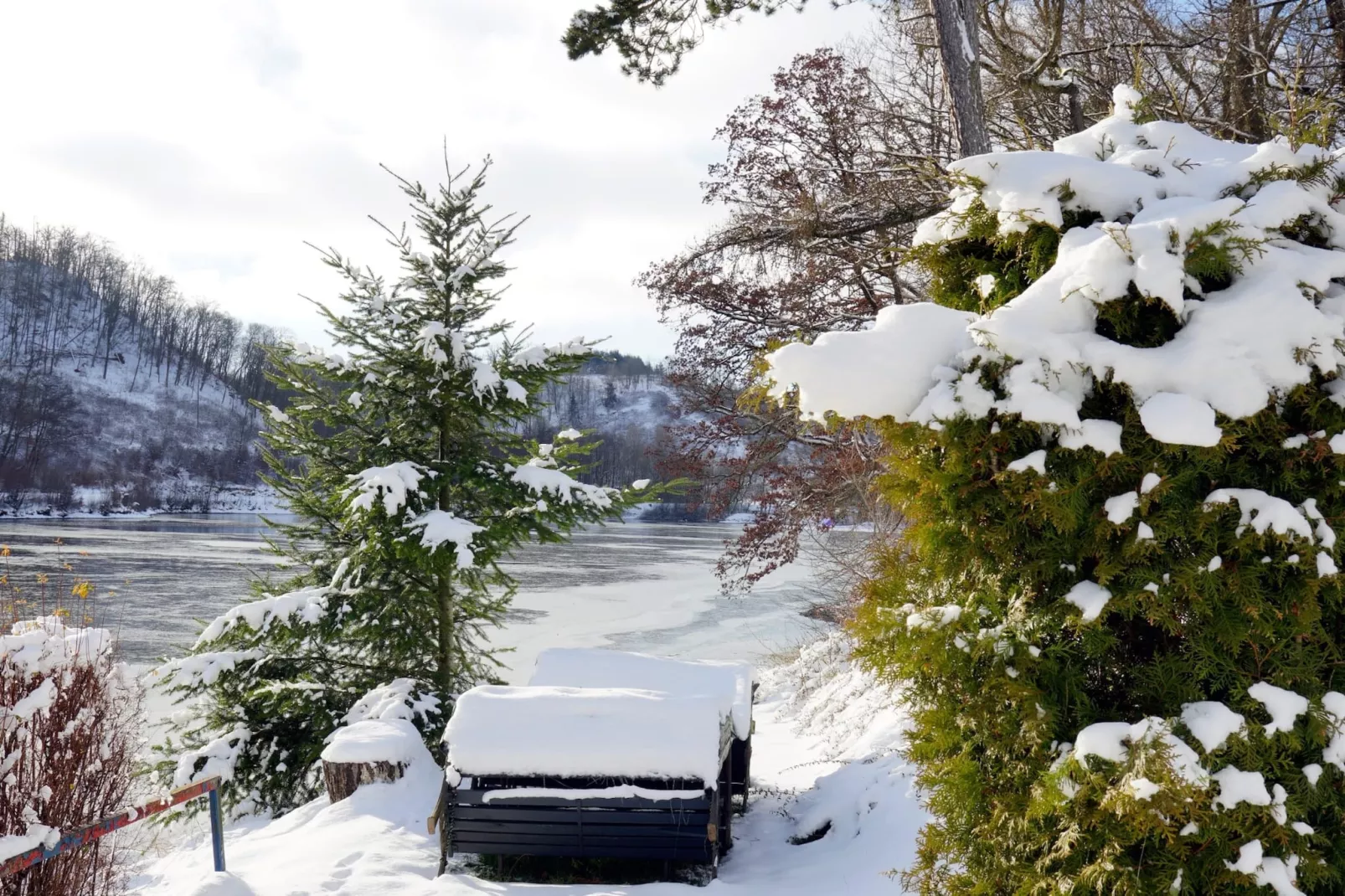 Altes Bootshaus 2-Uitzicht winter