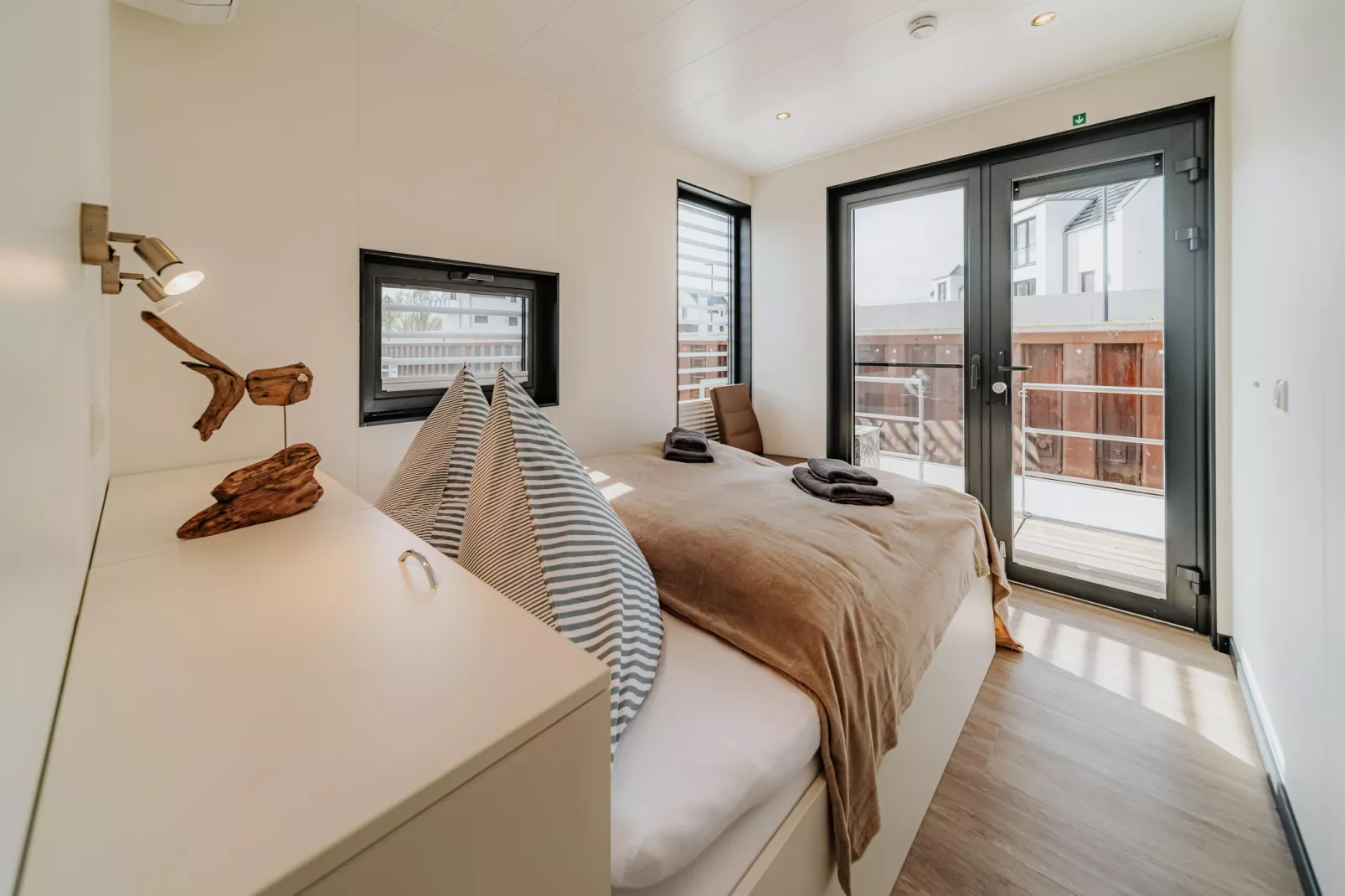 Hausboot in Peenemünde-Slaapkamer