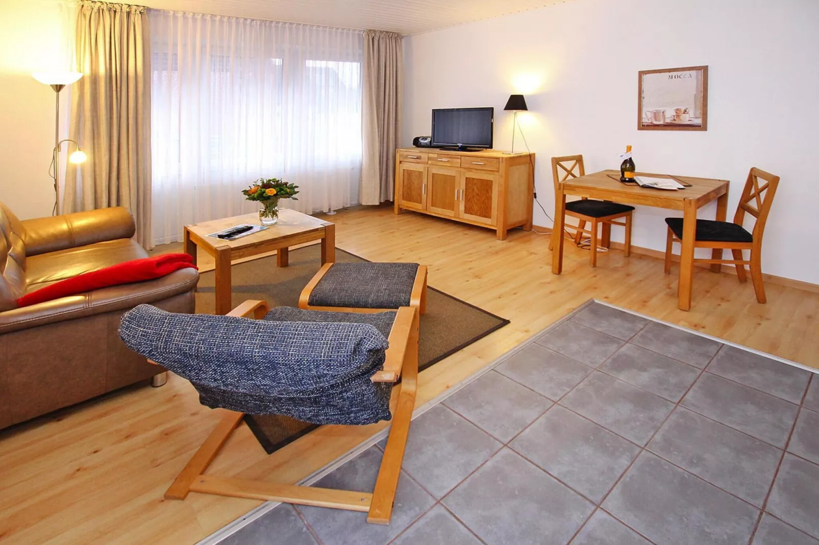 Apartementhaus Katharina Wohnung 2 - Westerland-Eetkamer