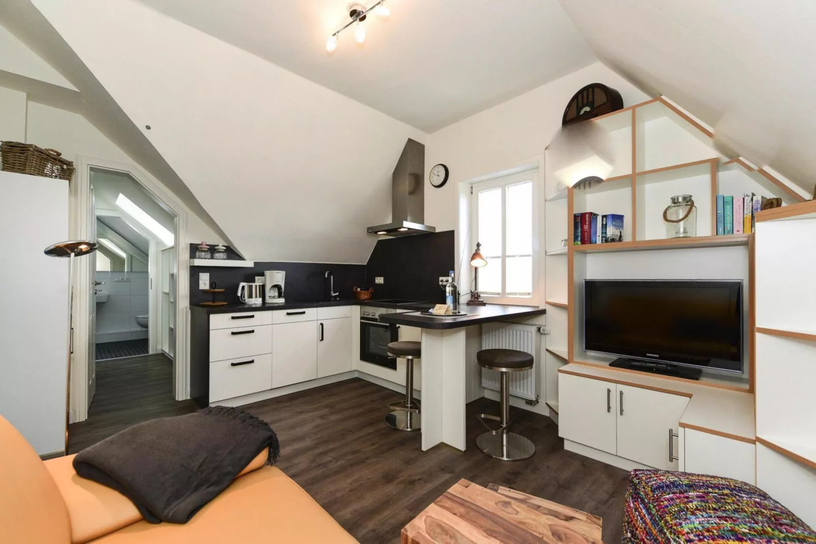 Apartment Wyk auf Föhr2-Raum-AppNr 5 Sönnen-Woonkamer