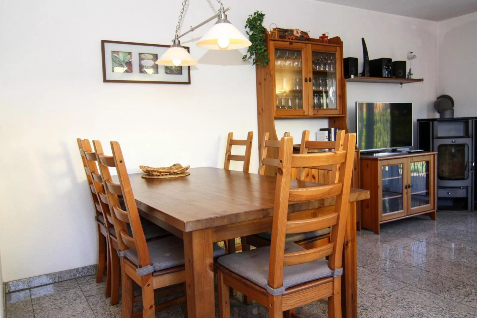 Doppelhaushälfte Zingst-Haus Paradise-Eetkamer