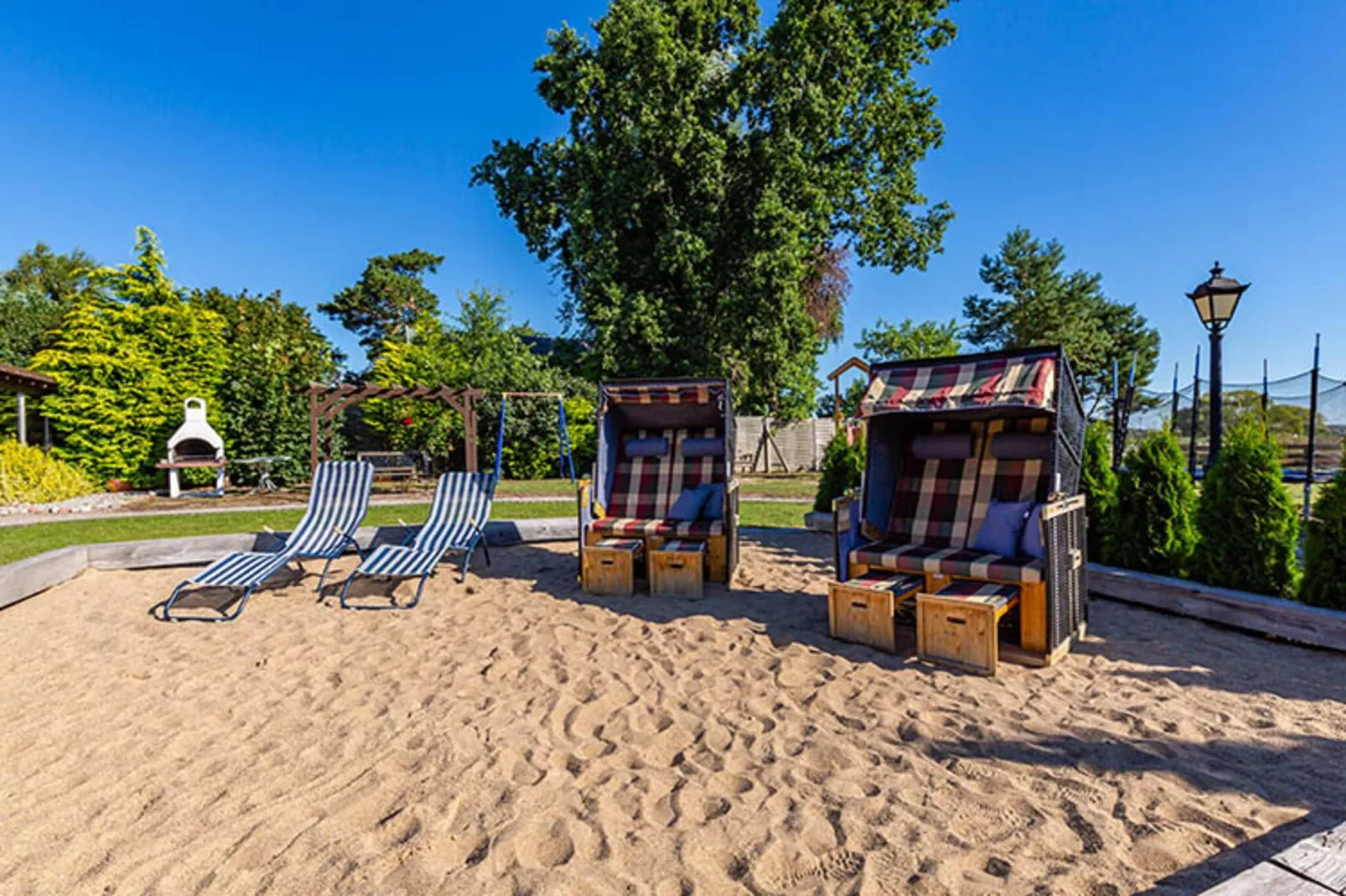 Bungalow Thurow-Gebieden zomer 1km