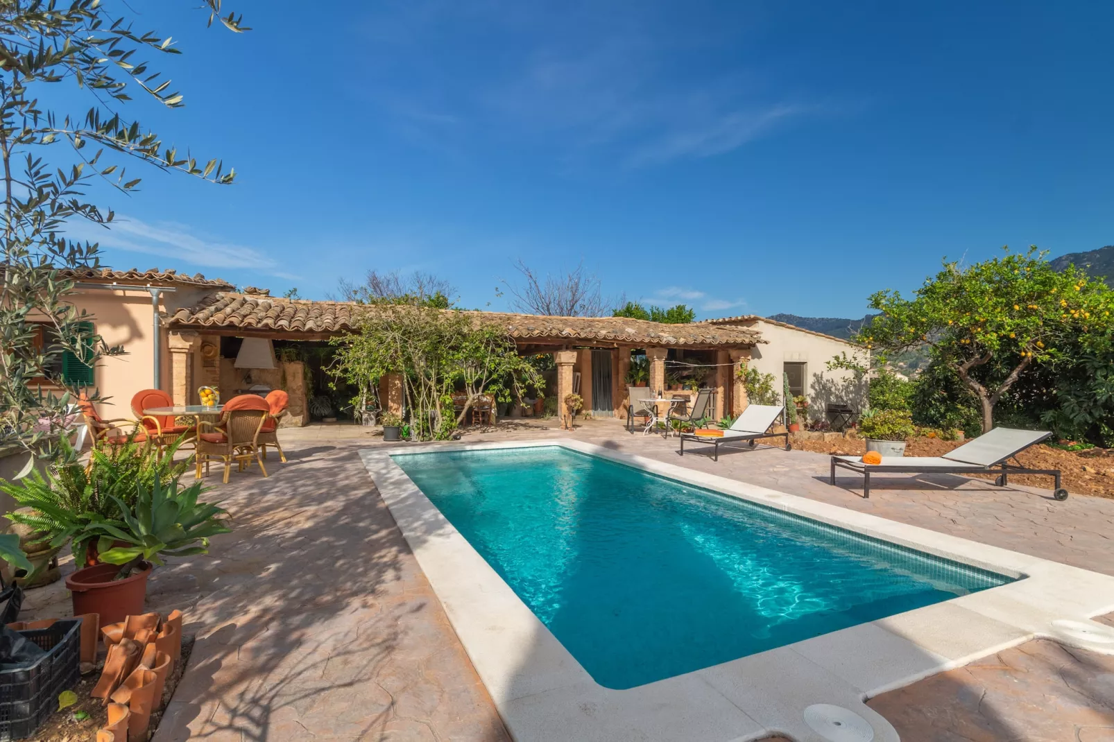 Sa Frontera, Finca 5StarsHome Mallorca-Zwembad