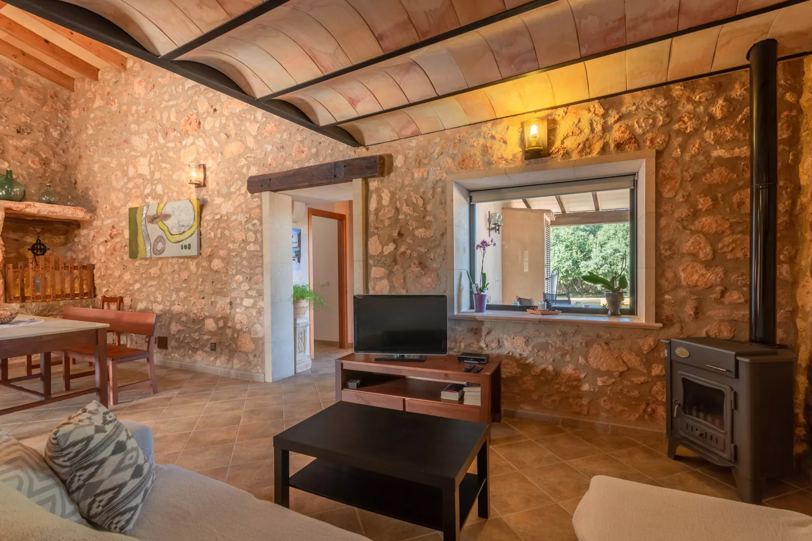 Son Garbi  ,Casa Rural 5StarsHome Mallorca-Woonkamer