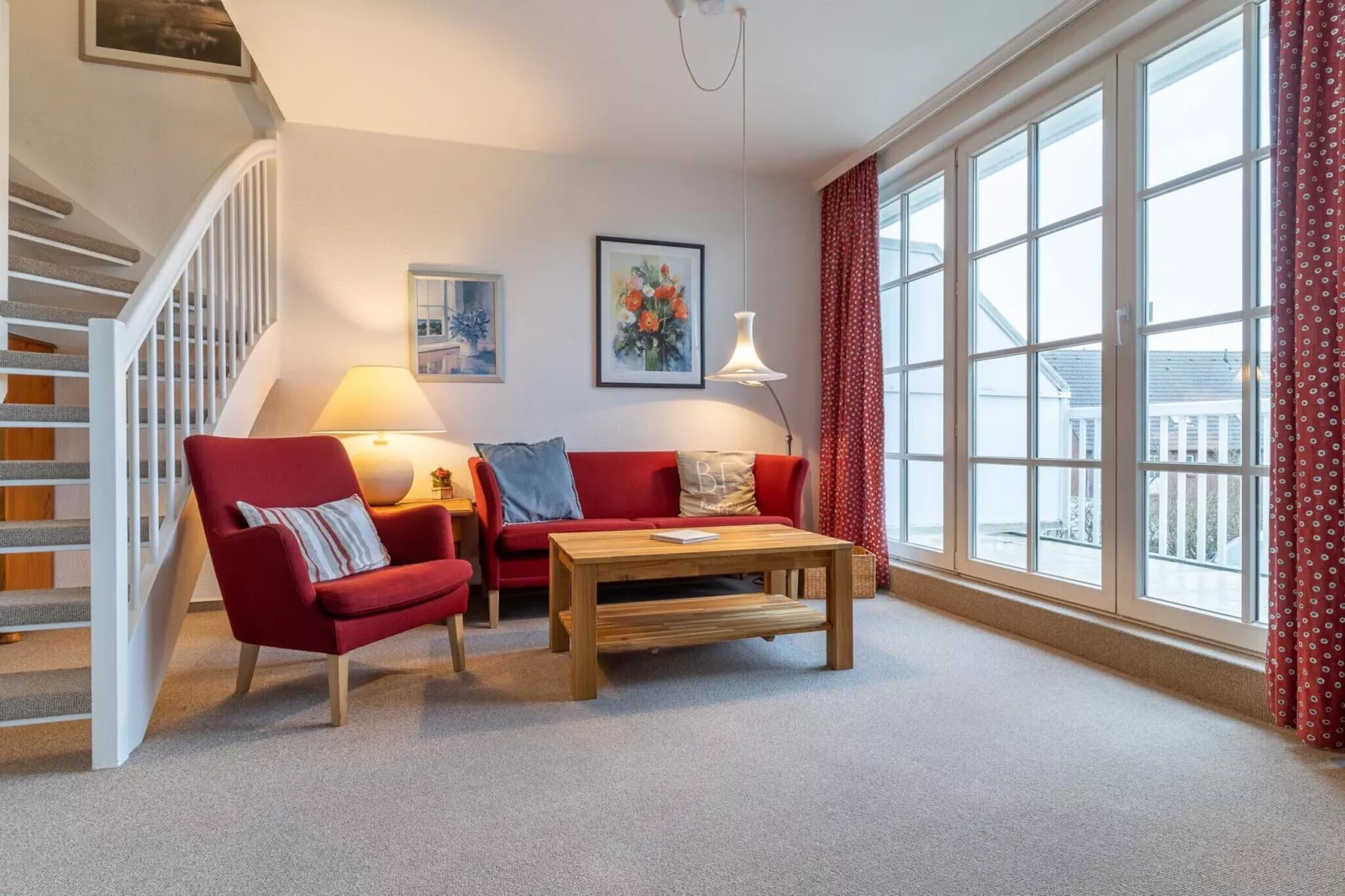 Haus Deichsfenne - Wohnung 3 / 4 Personen-Woonkamer