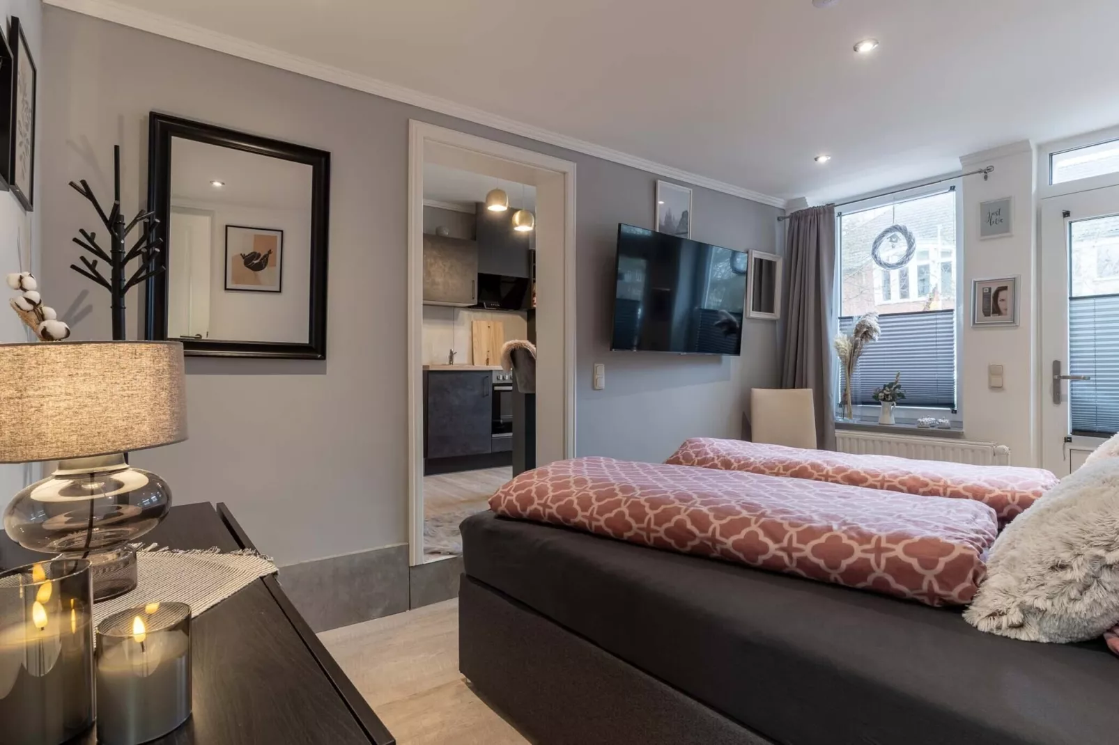 Ferienwohnung Am Schloßpark-Slaapkamer