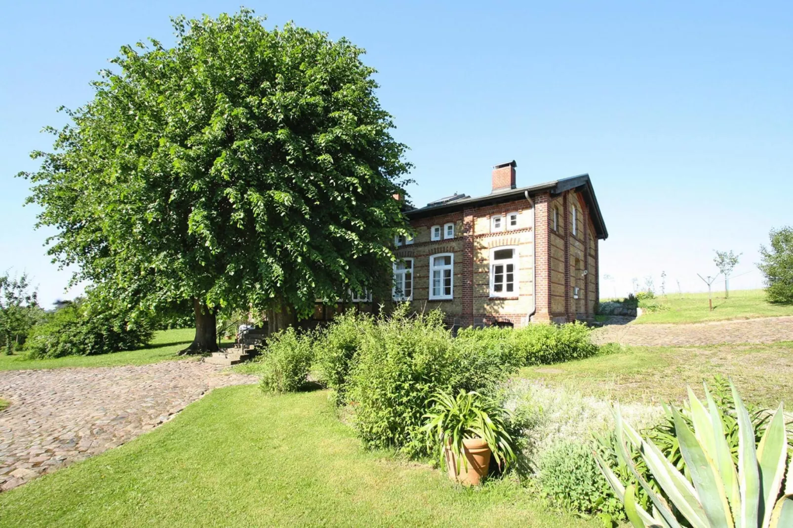 Fewo 50 qm-Buitenkant zomer