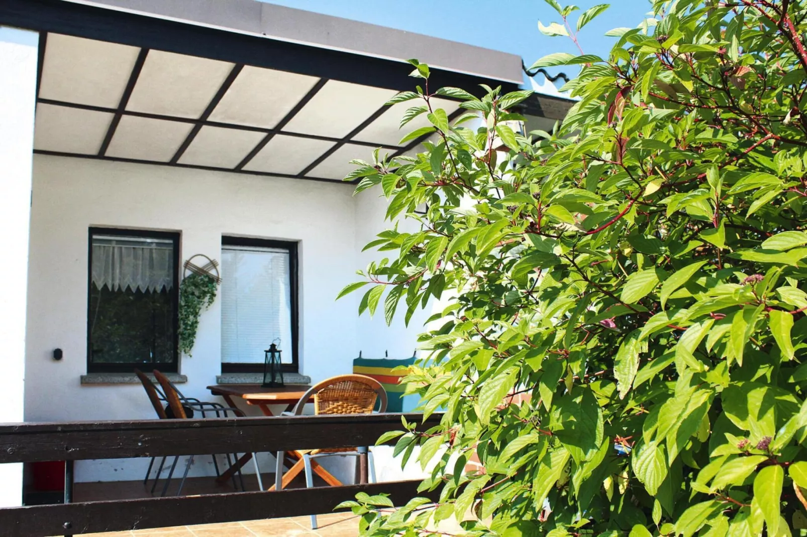 Doppelbungalow in Twietfort-Terrasbalkon