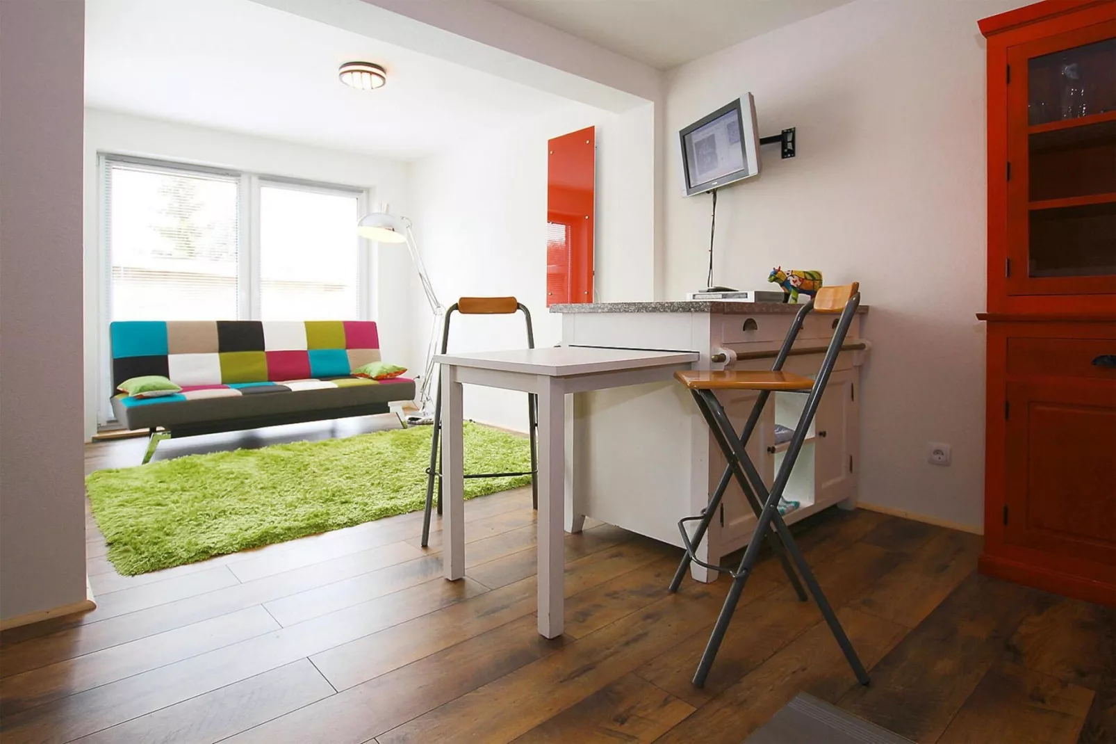 Ferienhaus 55 qm-Woonkamer