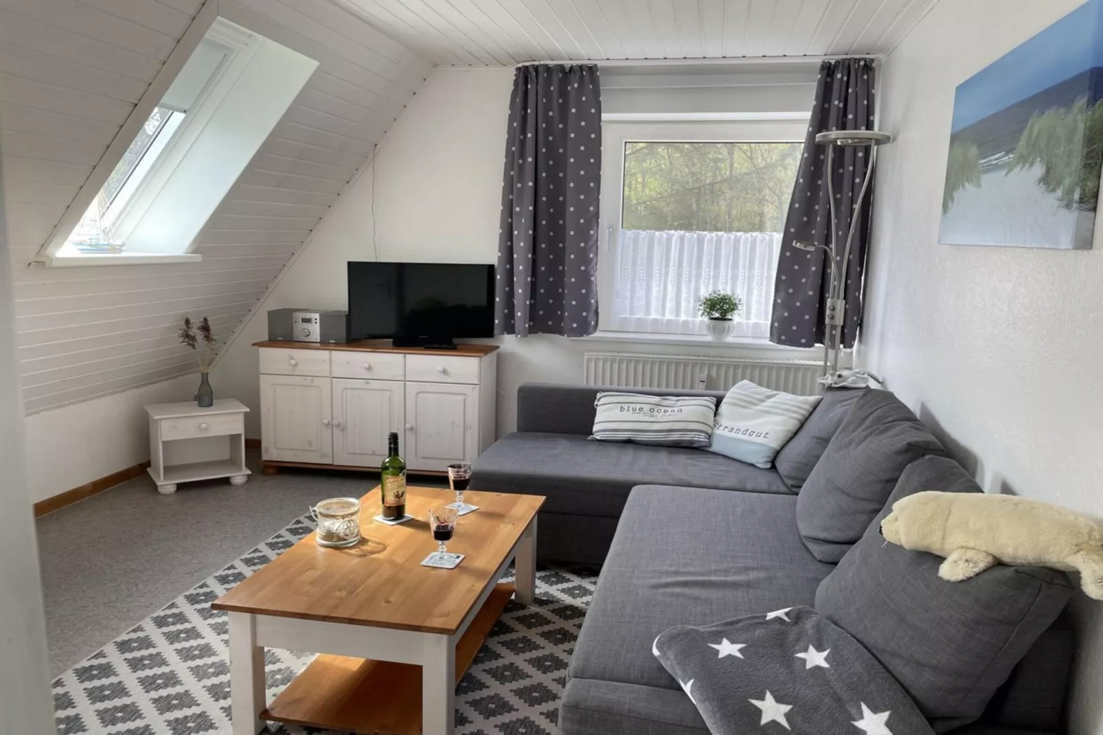 Ferienwohnung Watt 2-Woonkamer