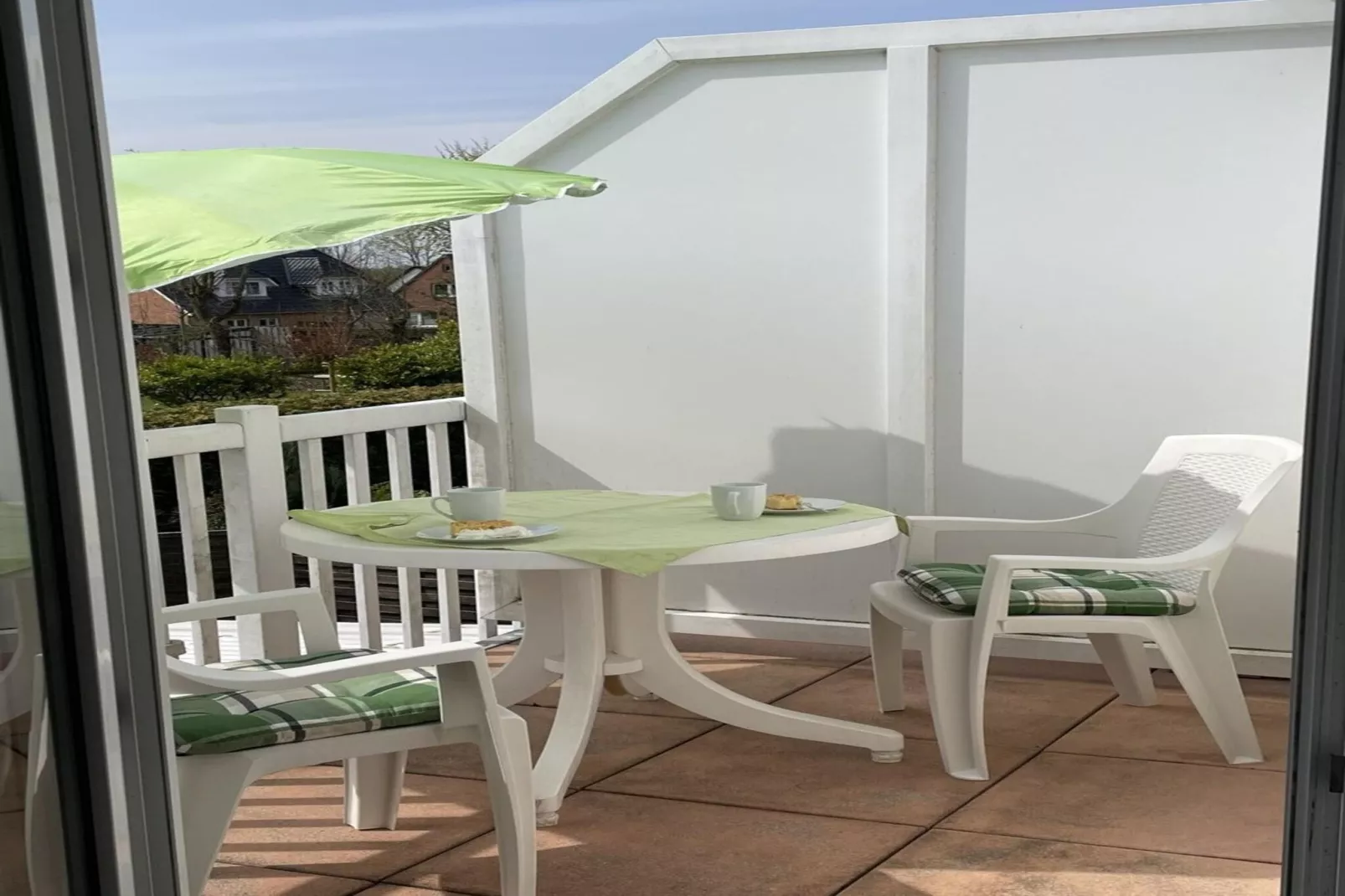 Ferienwohnung Watt 2-Terrasbalkon