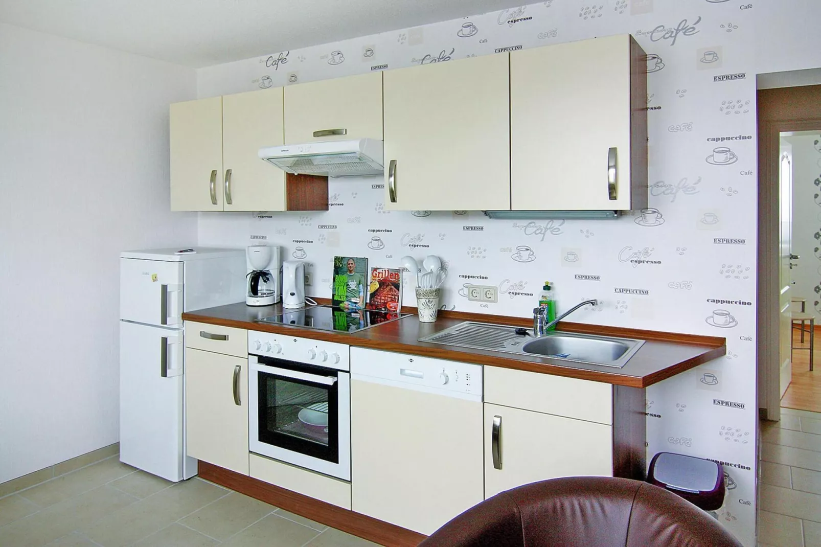 Ferienwohnung Schütt 55 qm-Keuken