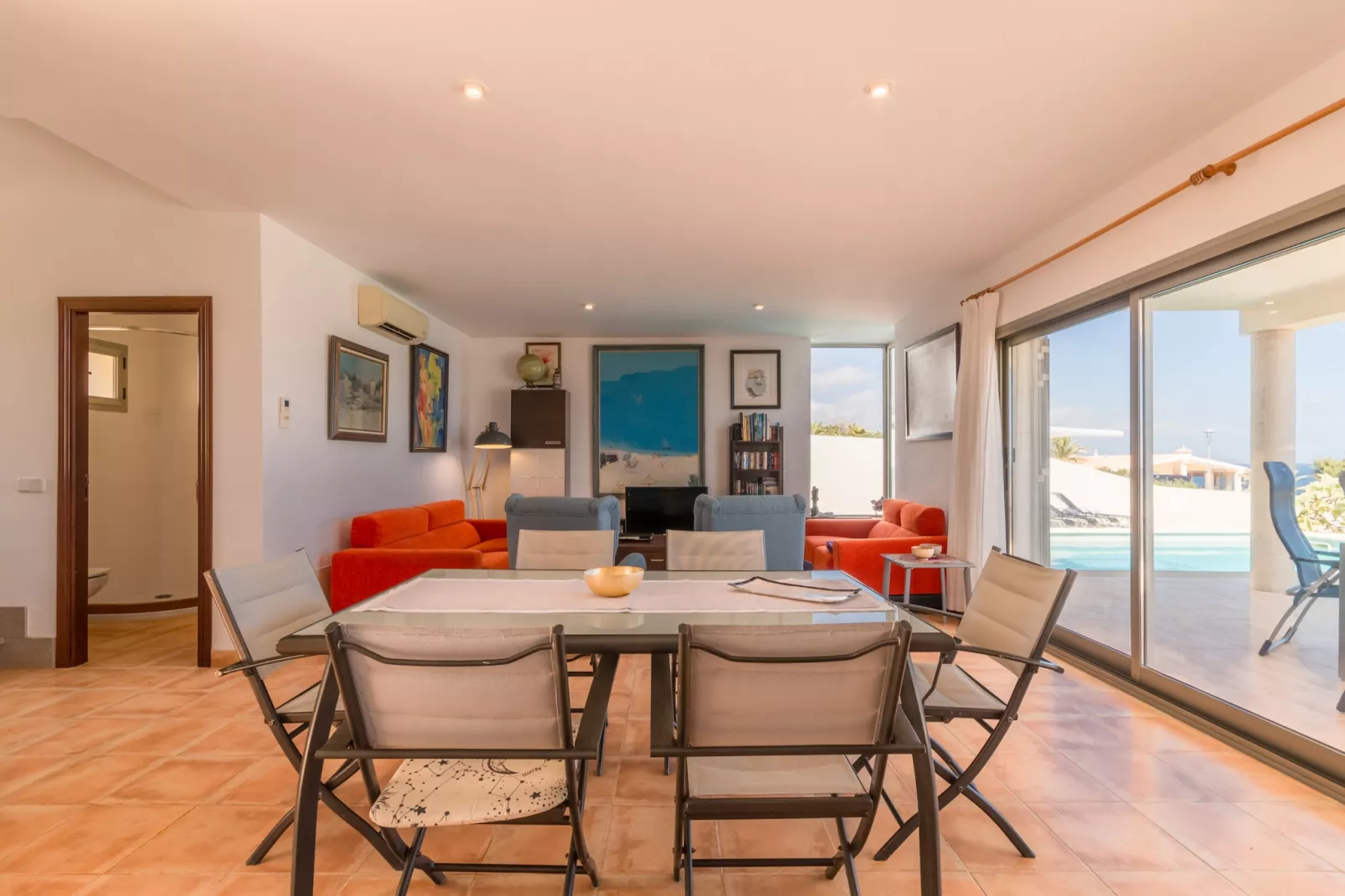 Vista Mar Azul, Villa 5StarsHome Mallorca-Eetkamer