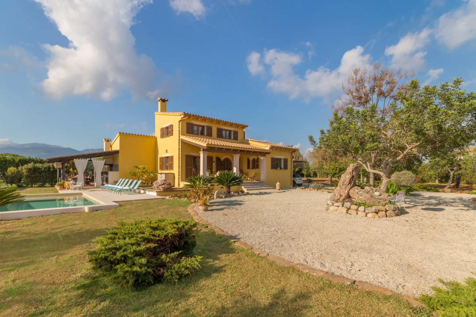 Sa Tanqueta Rustica, Finca 5StarsHome Mallorca-Tuinen zomer