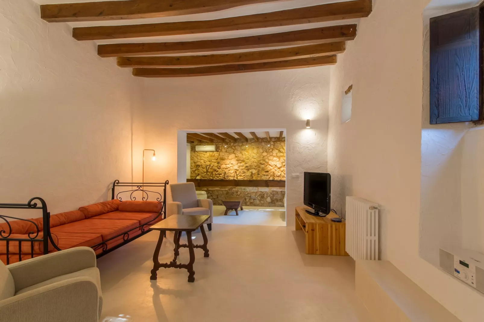 Es Rafal Vell de Buger, Finca 5StarsHome Mallorca-Woonkamer