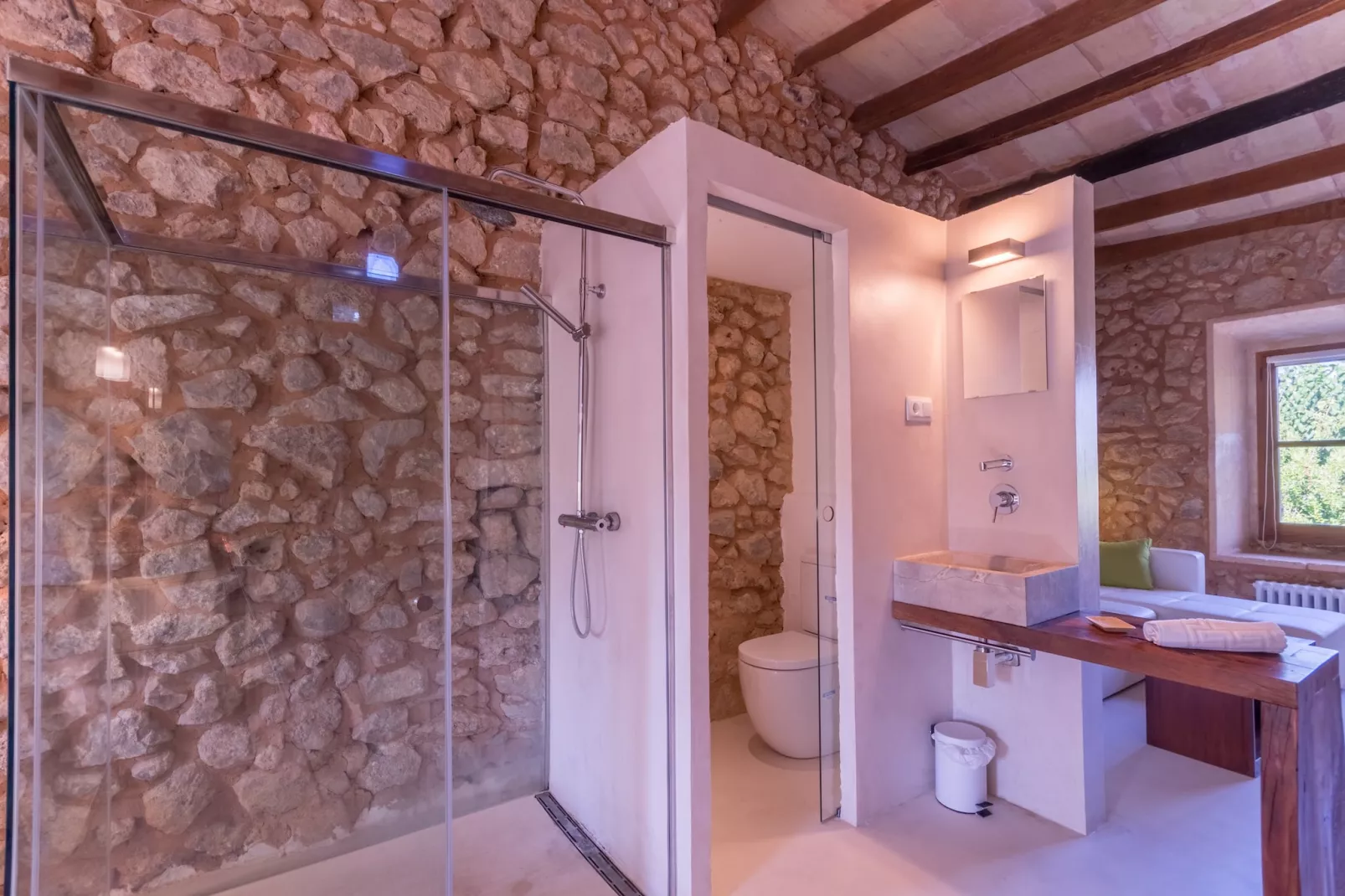 Es Rafal Vell de Buger, Finca 5StarsHome Mallorca-Badkamer