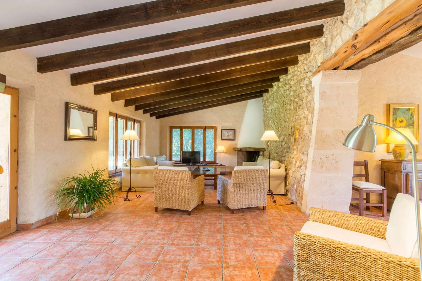 Es Sestadors de Buger, Finca 5StarsHome Mallorca-Woonkamer