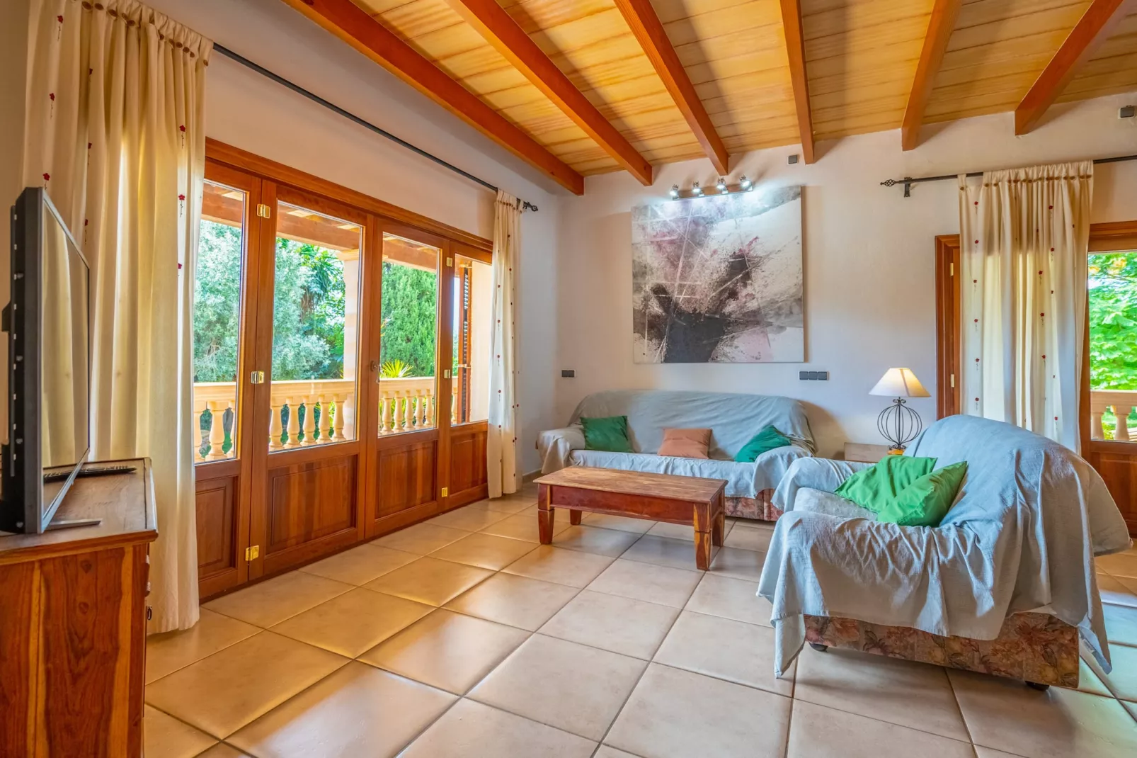 Dofi Blau, Villa 5StarsHome Mallorca-Woonkamer