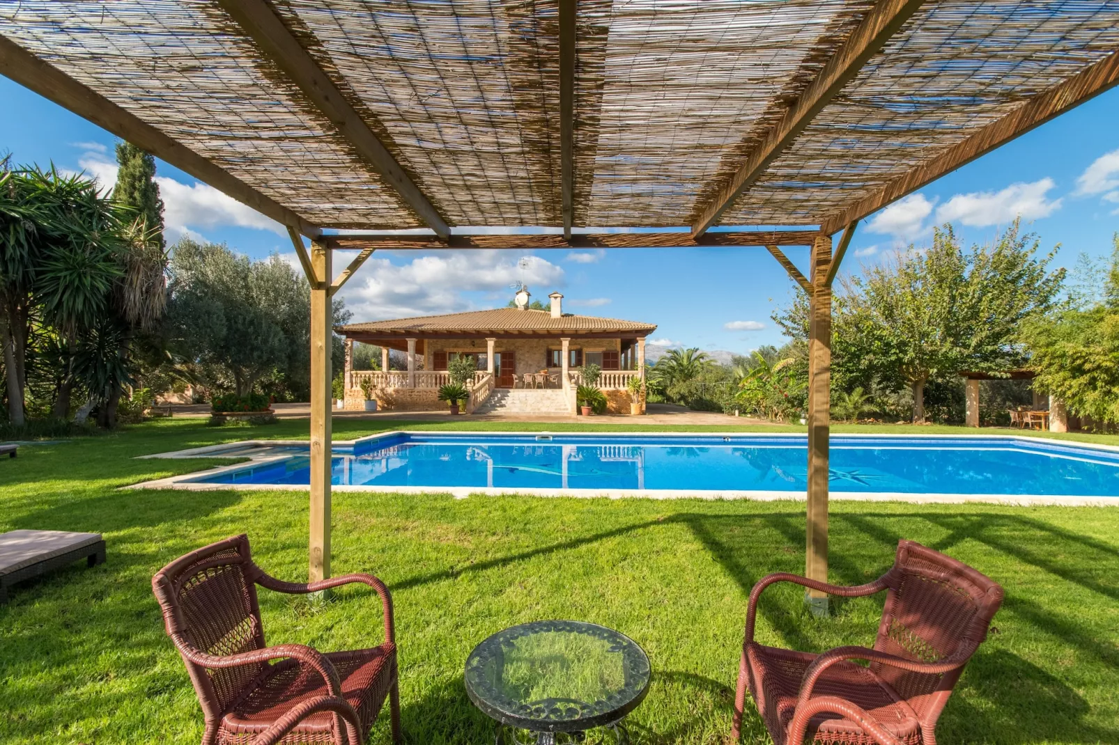 Dofi Blau, Villa 5StarsHome Mallorca-Tuinen zomer