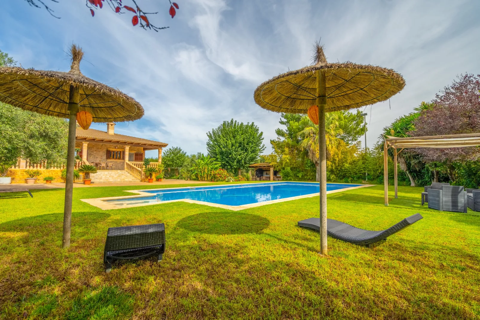 Dofi Blau, Villa 5StarsHome Mallorca-Tuinen zomer