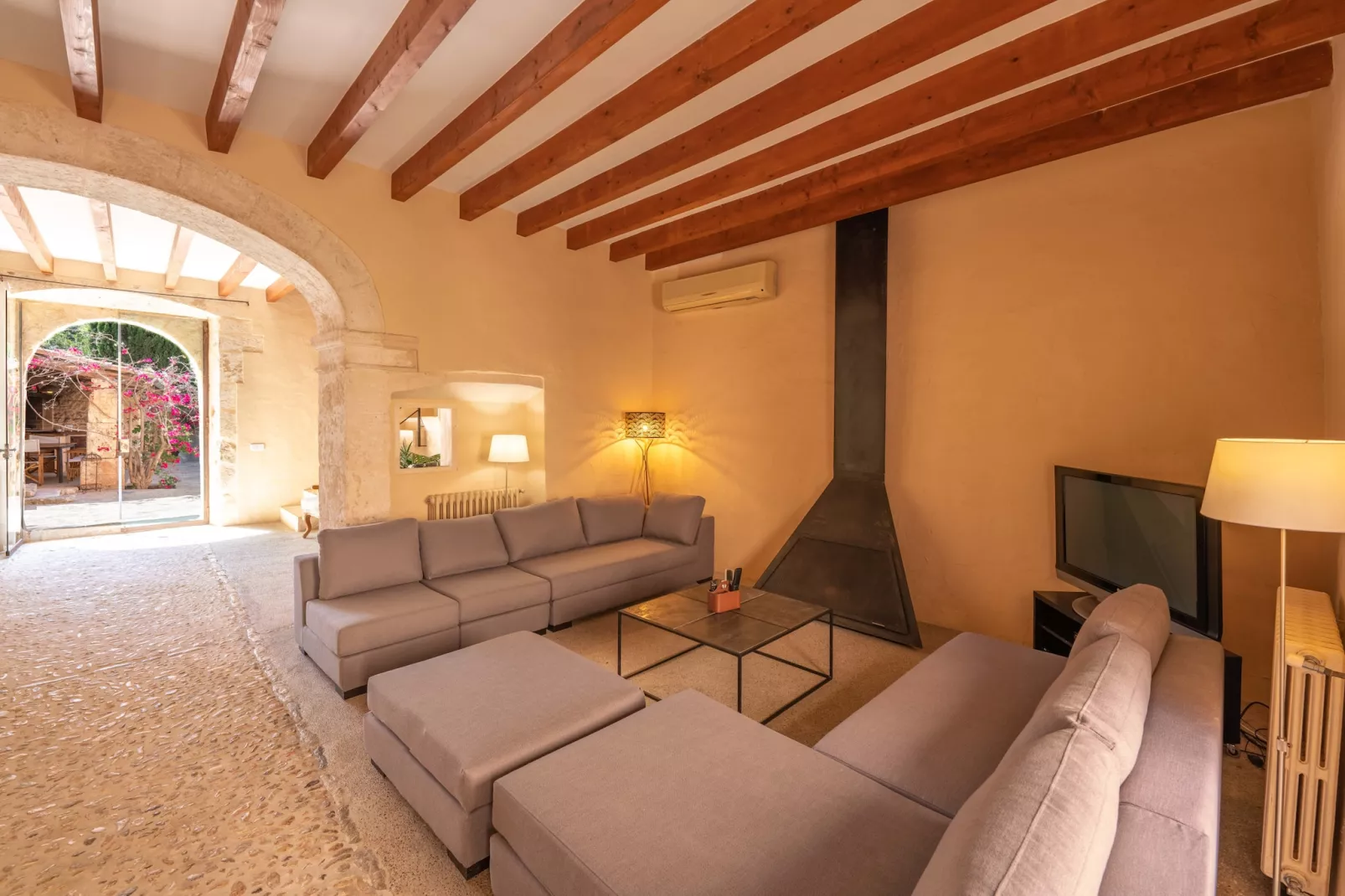 Can Mir de Buger, Finca 5StarsHome Mallorca-Woonkamer