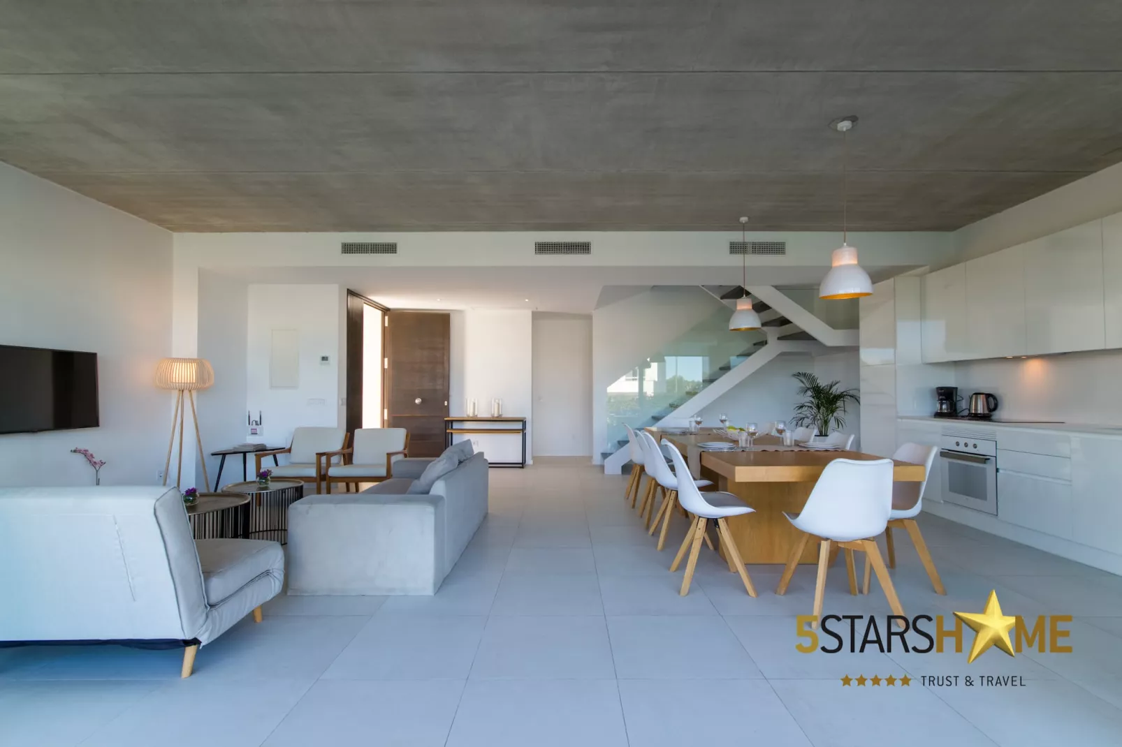 Barcares Suit, Villa 5StarsHome Mallorca-Woonkamer
