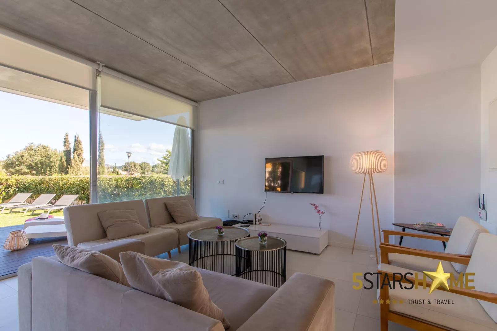 Barcares Suit, Villa 5StarsHome Mallorca-Woonkamer