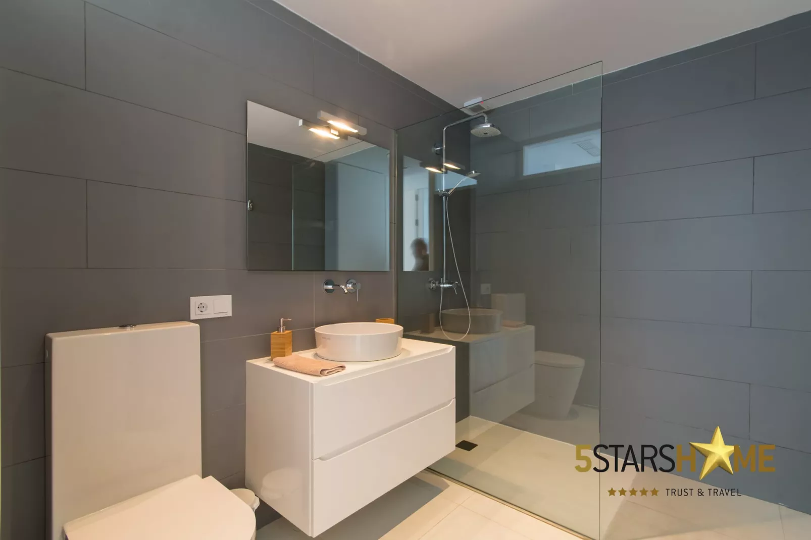 Barcares Suit, Villa 5StarsHome Mallorca-Badkamer