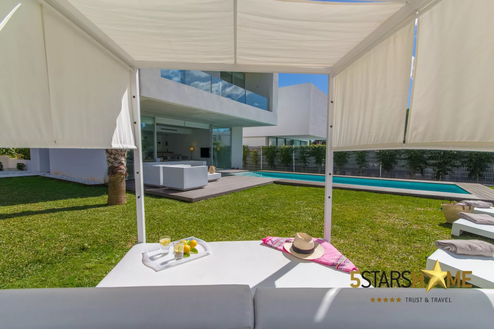Cuc de Mar, Villa 5StarsHome Mallorca-Tuinen zomer