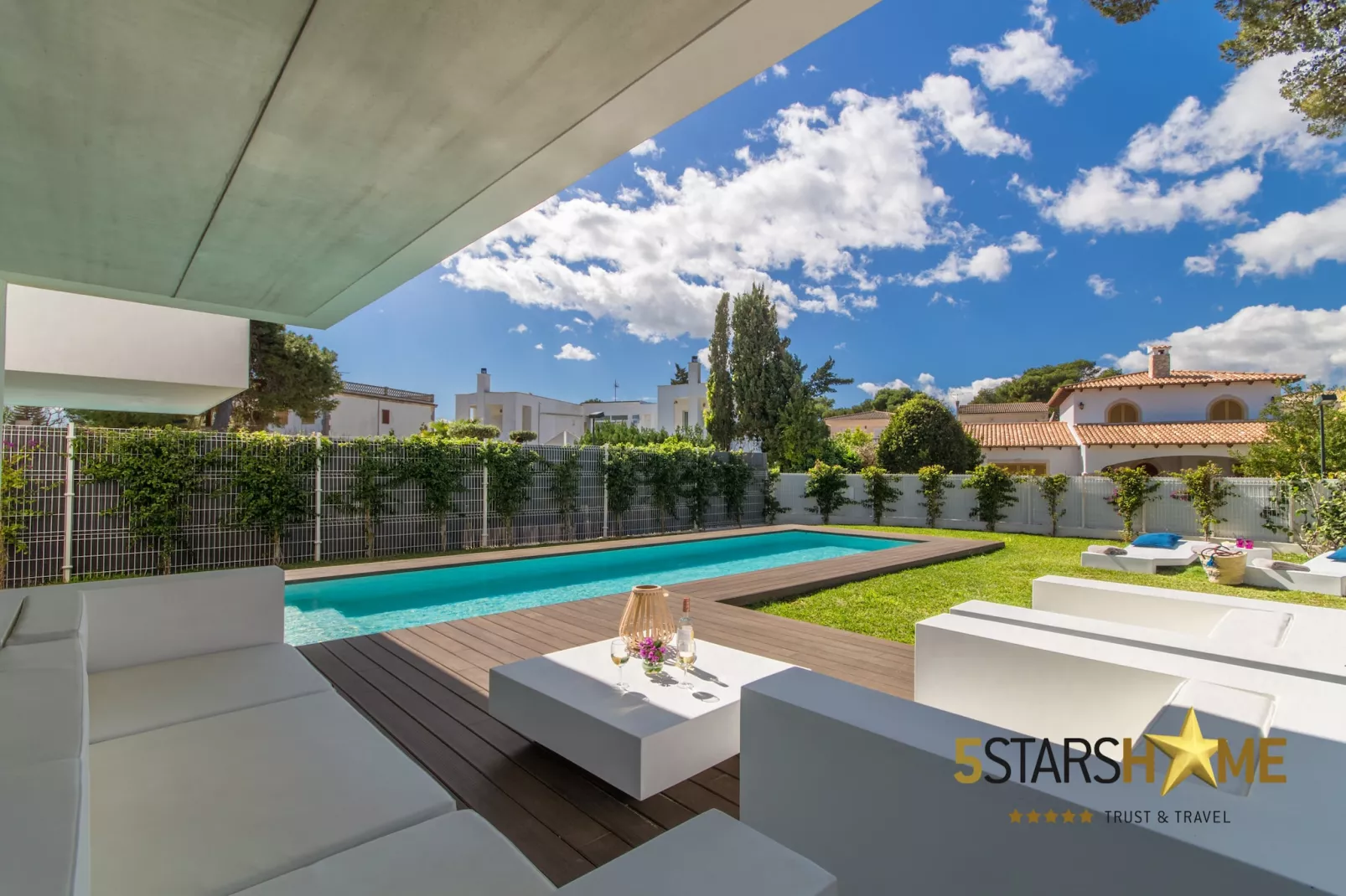 Cuc de Mar, Villa 5StarsHome Mallorca-Tuinen zomer