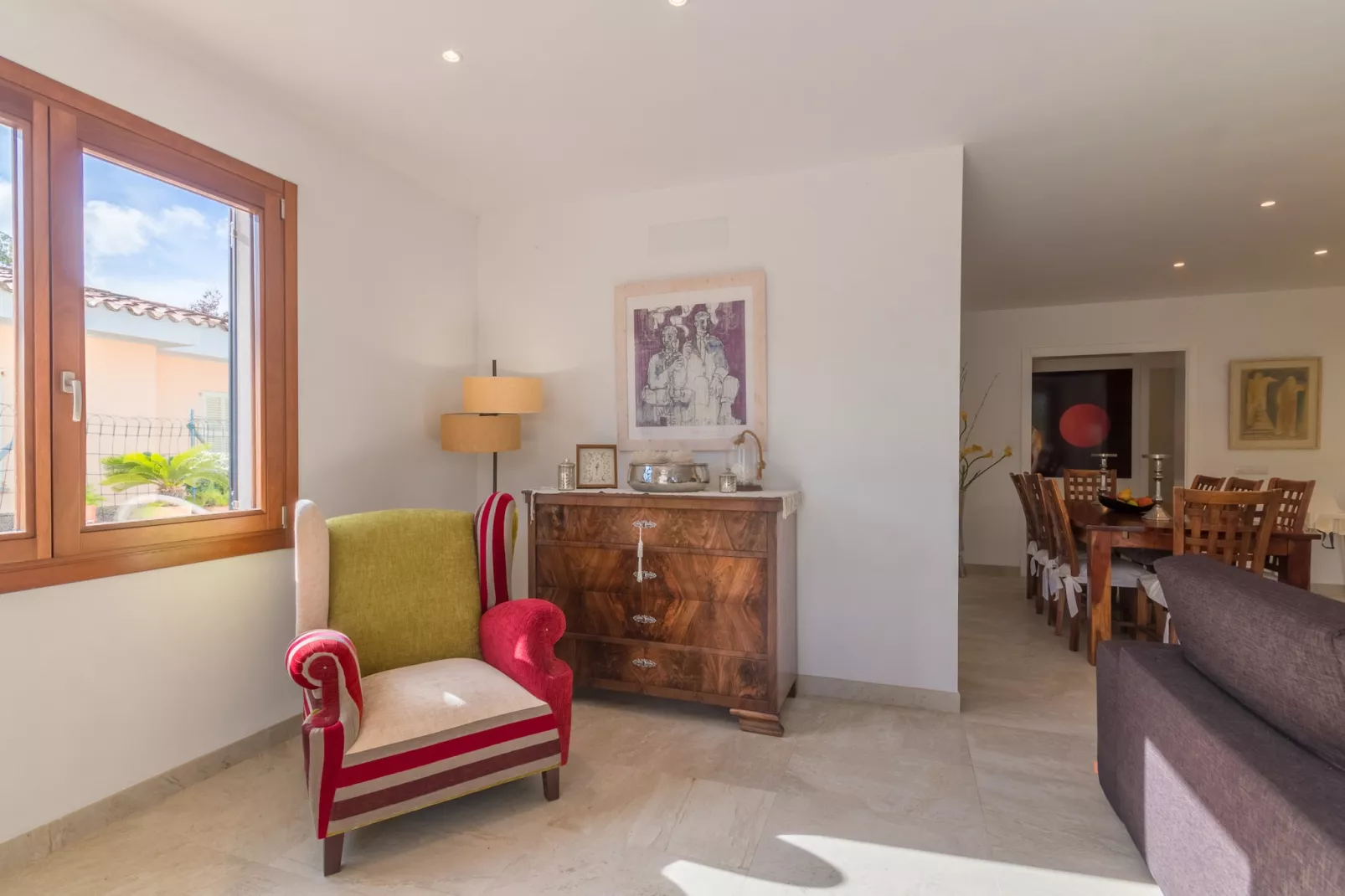 Aguiles 7 ,Beach House 5StarsHome Mallorca-Woonkamer