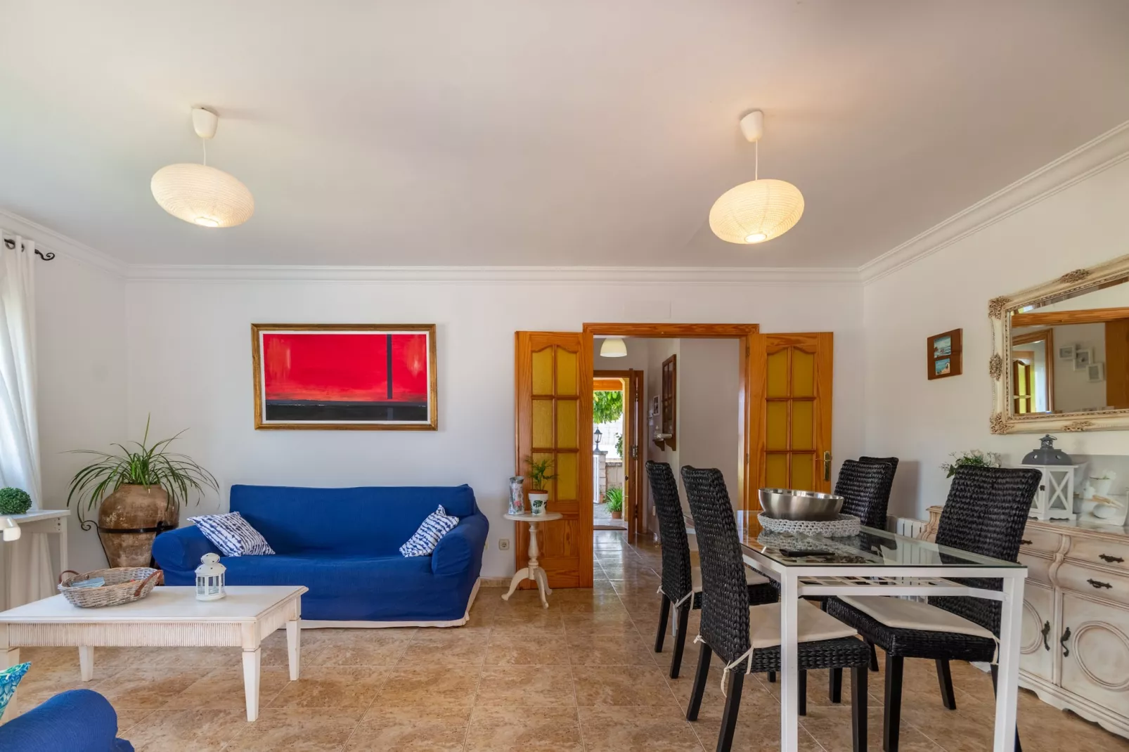 Content Playa, Villa 5StarsHome Mallorca-Woonkamer