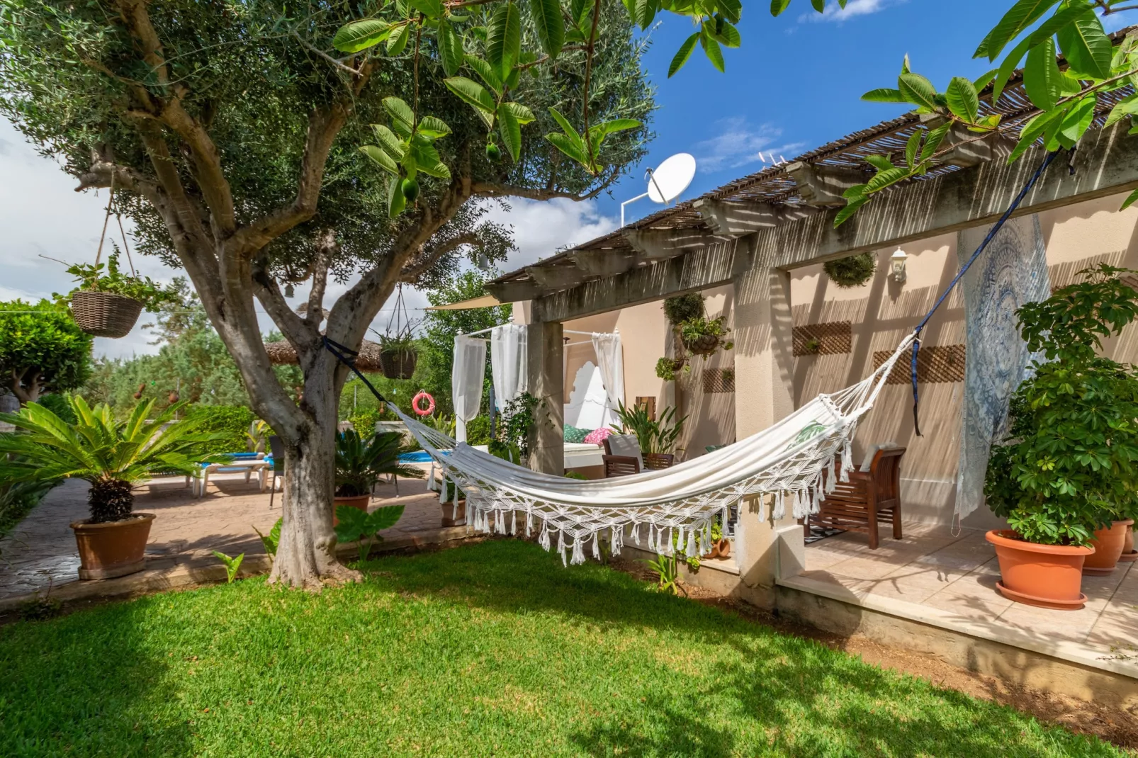 Content Playa, Villa 5StarsHome Mallorca-Tuinen zomer