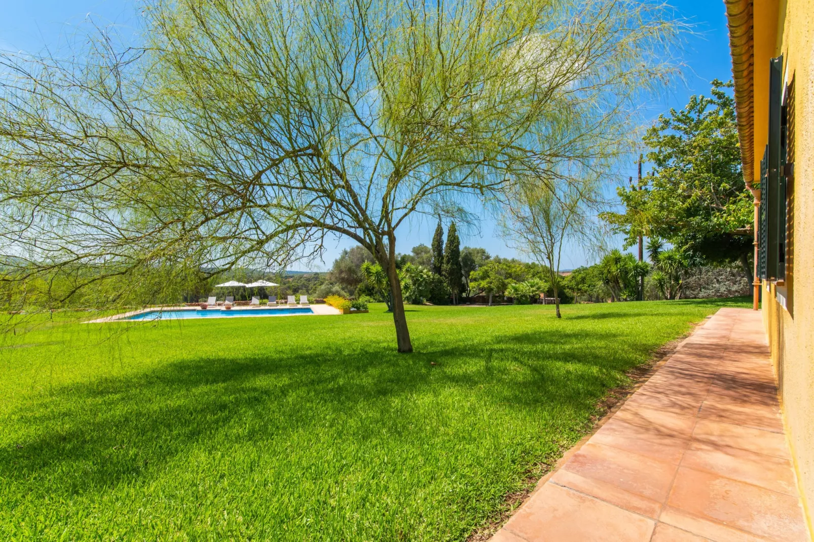 Sestador Blat, Finca 5StarsHome Mallorca-Tuinen zomer