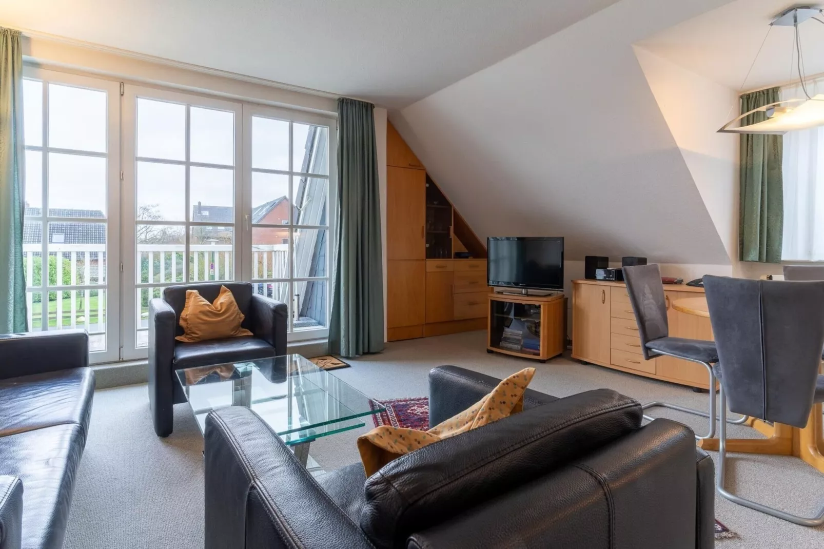 Haus Deichsfenne - Wohnung 4 / 4 Personen-Woonkamer