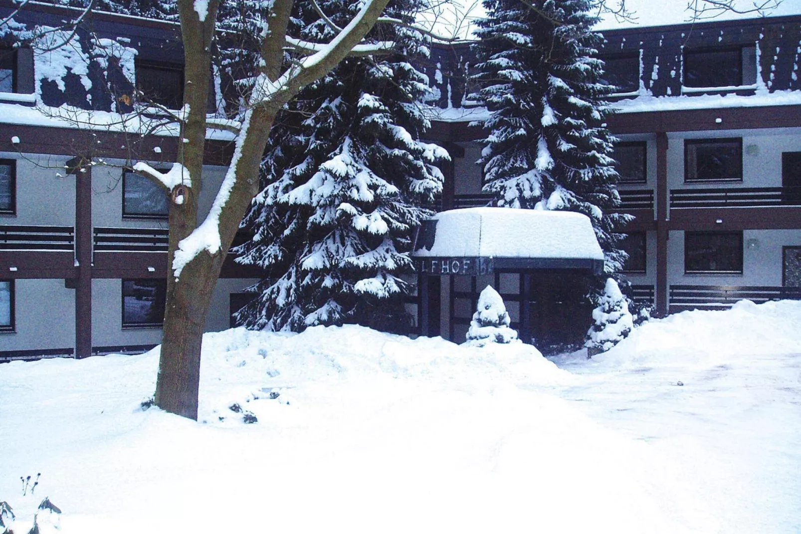 2 Raum App 4 Pers 55 qm-Exterieur winter