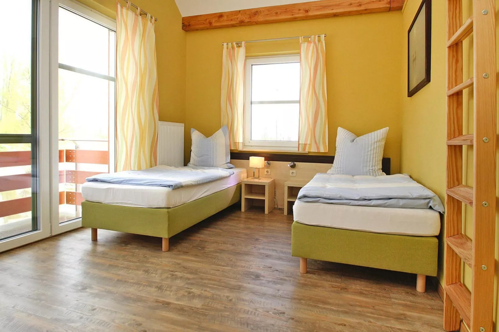 Appartementhaus am Leuchtturm / Fewo EG 70 qm-Slaapkamer