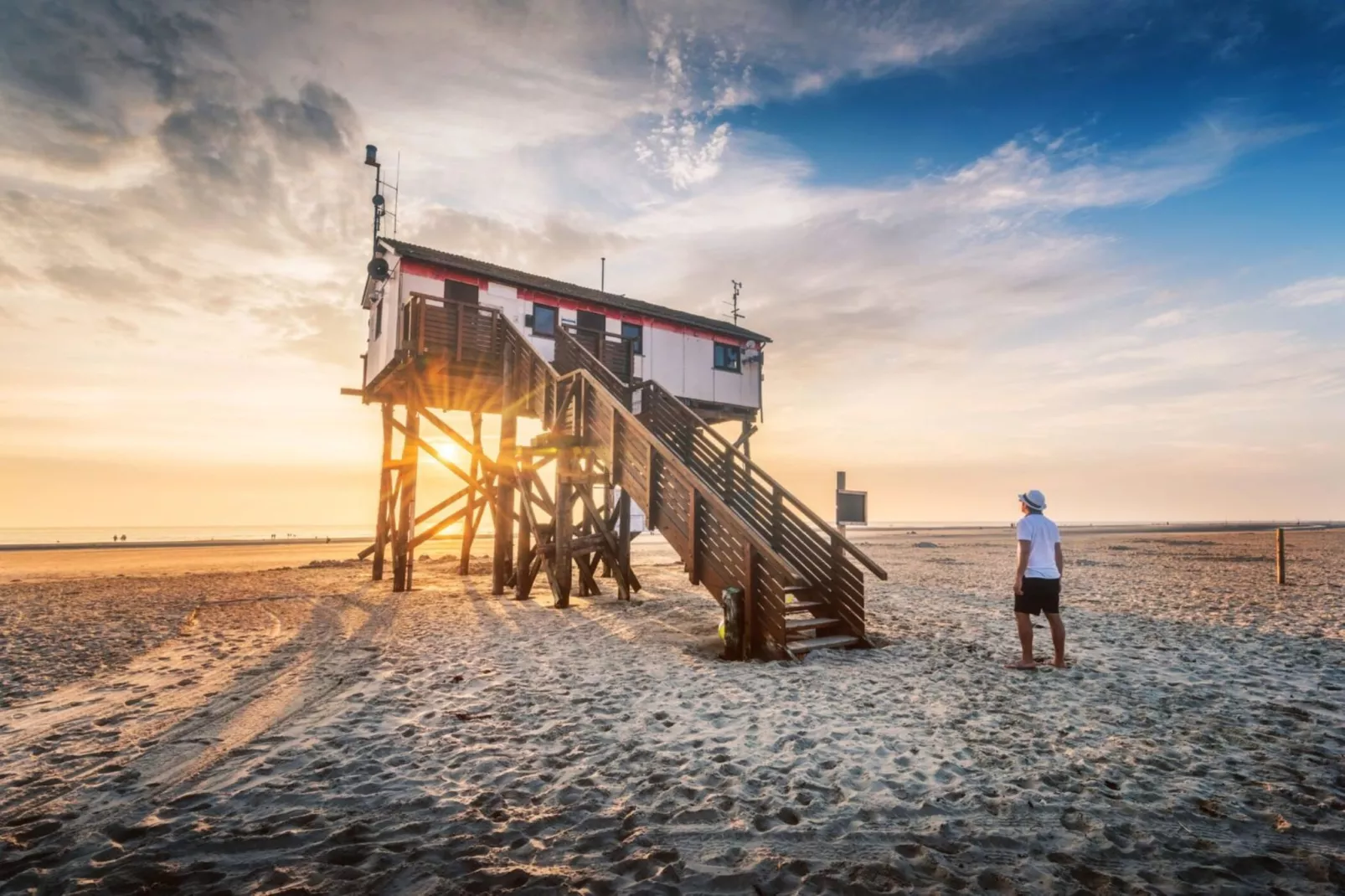 App59 3 Pers St Peter - Ording-Gebieden zomer 1km
