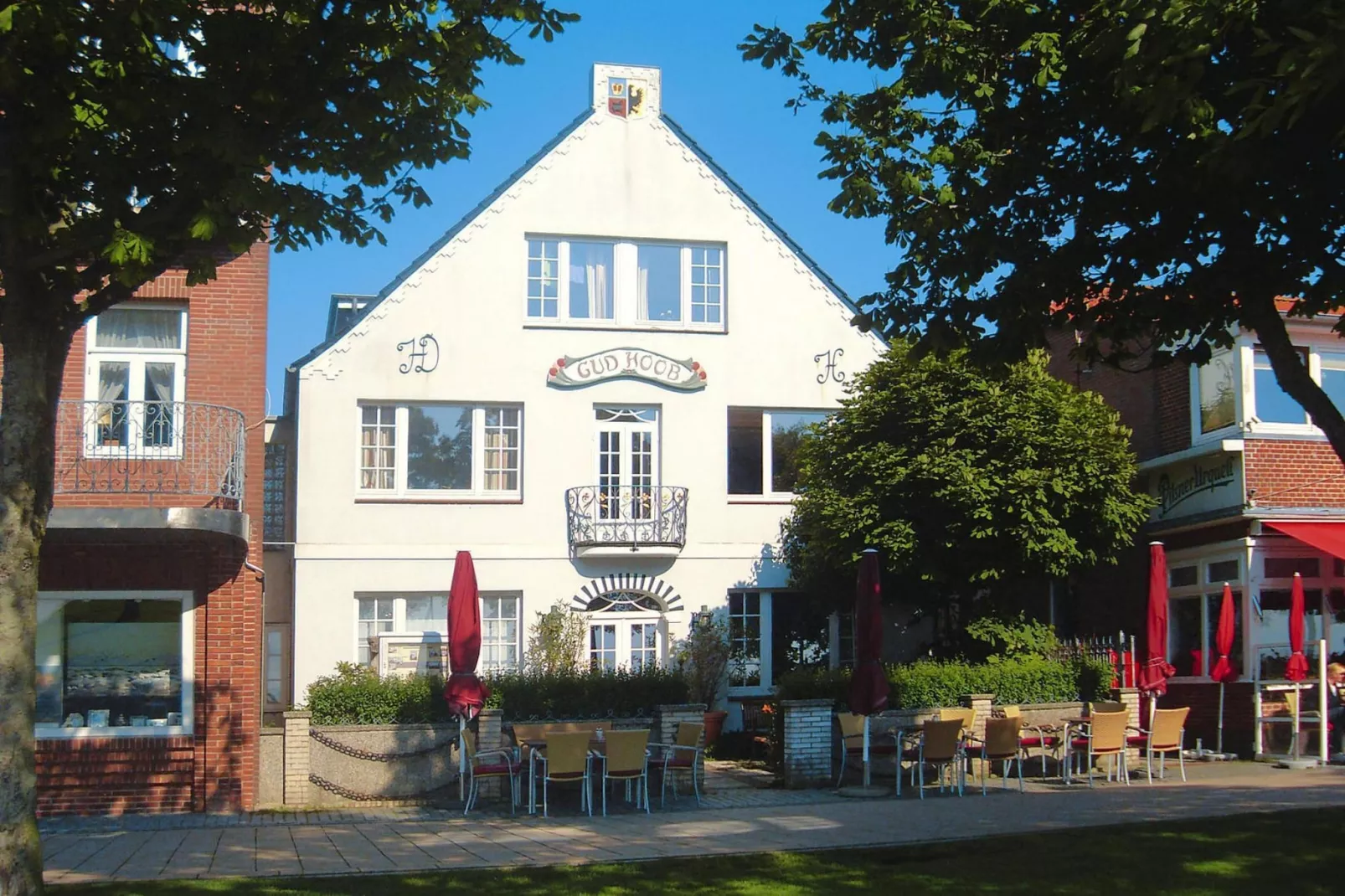 Ferienwohnung in Wyk auf Föhr - Wohnung 1-Buitenkant zomer