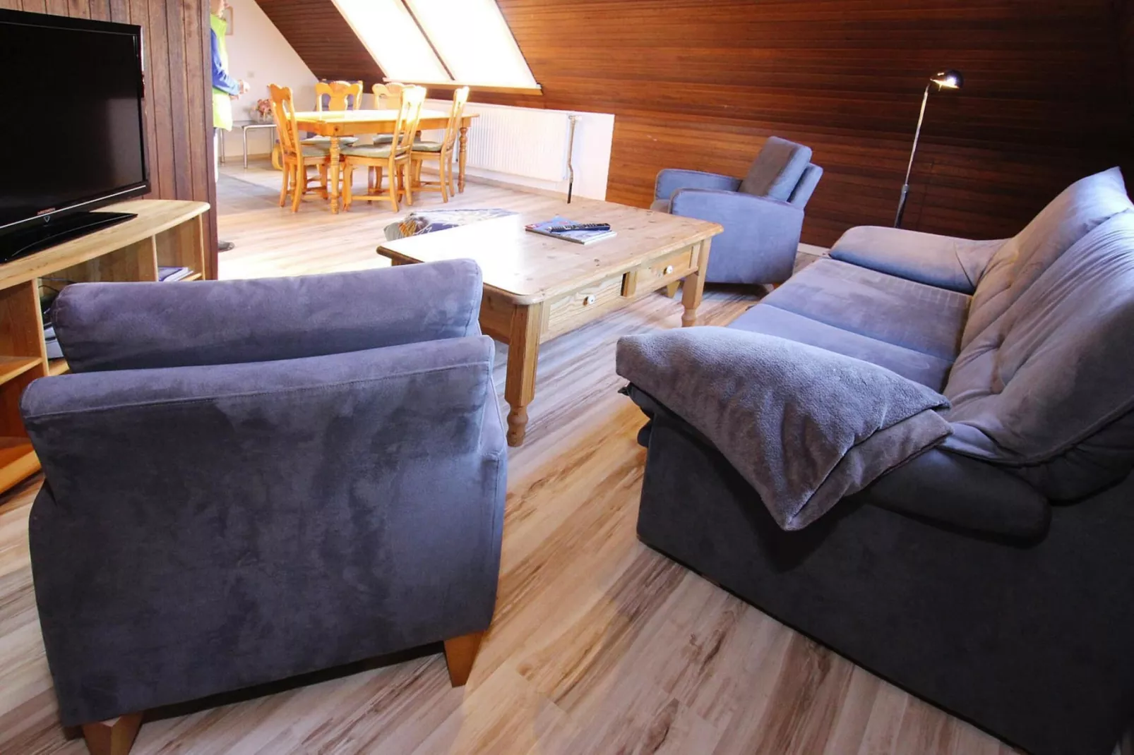 Apartemtenthaus Andrea Wohnung 6 - Westerland-Woonkamer