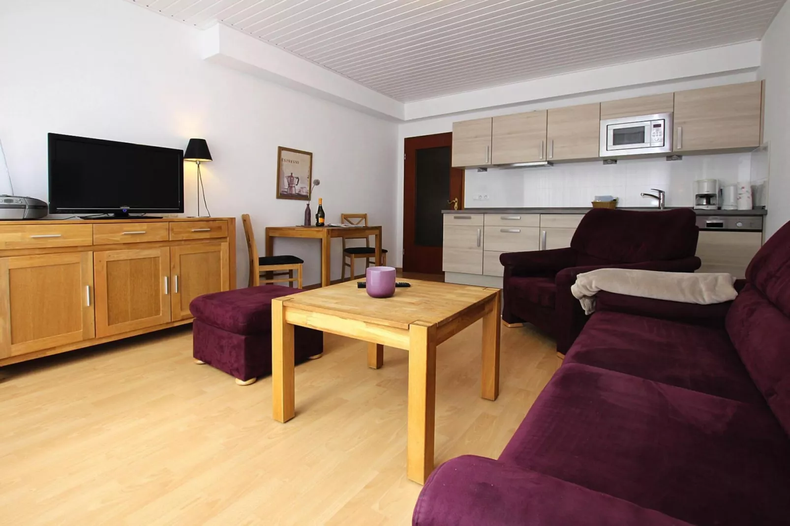Apartementhaus Andrea Wohnung 2 - Westerland-Woonkamer