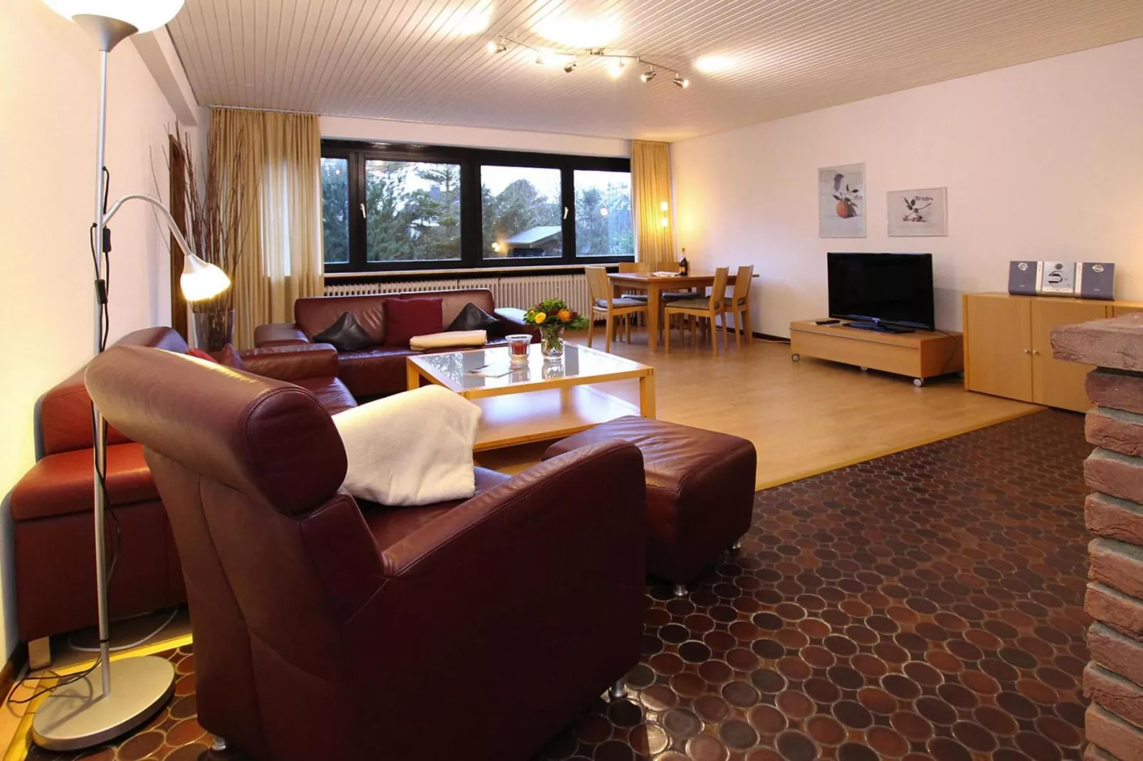Apartementhaus Helene Wohnung 2 - Westerland-Woonkamer