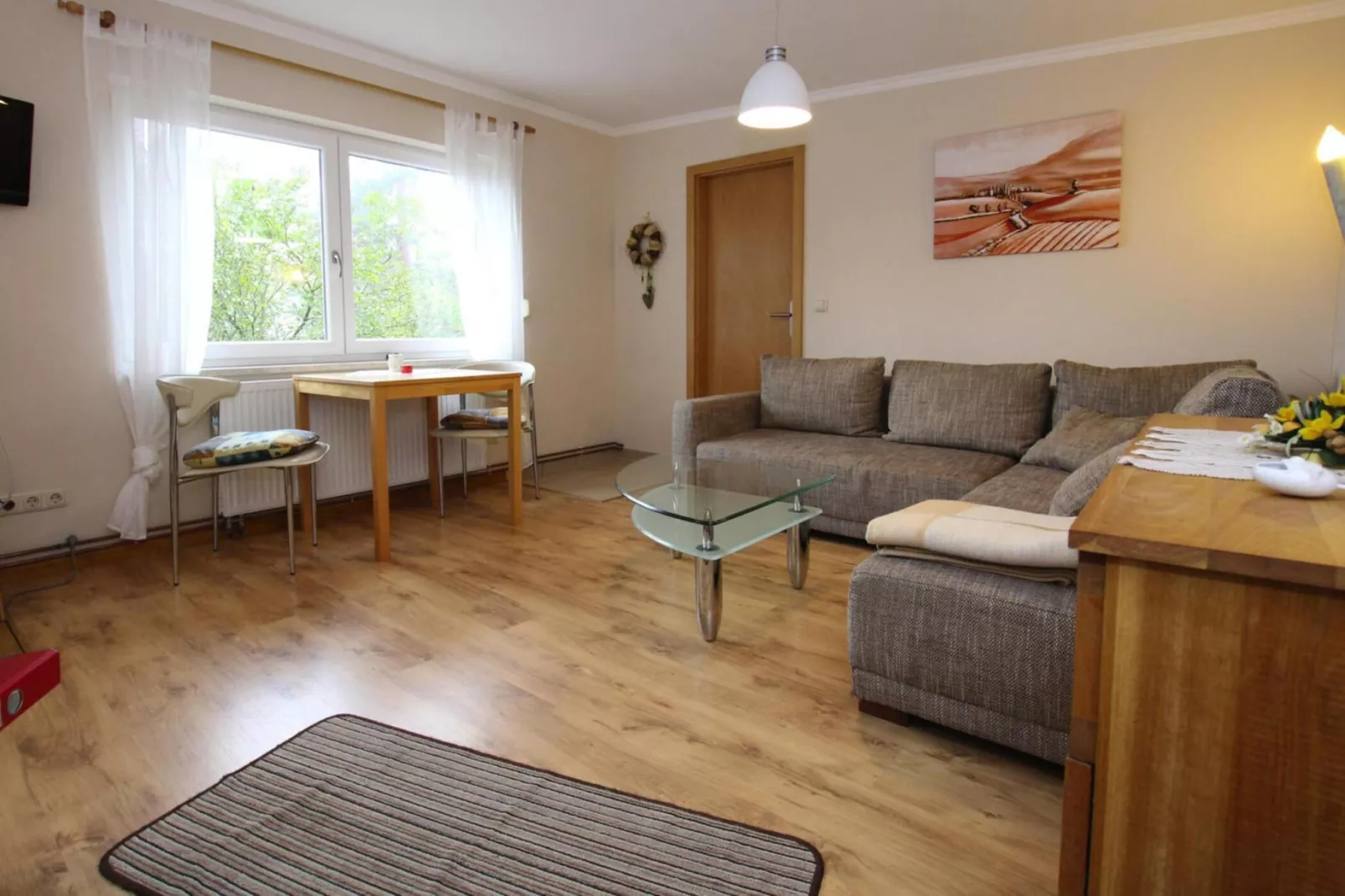 Ferienhaus 55 qm-Woonkamer