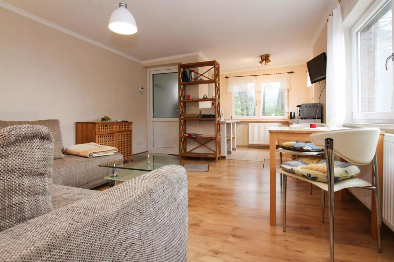 Ferienhaus 55 qm-Woonkamer