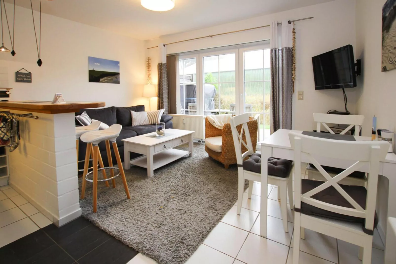 Ferienwohnung Tante Helene 2 Pers Garding-Eetkamer