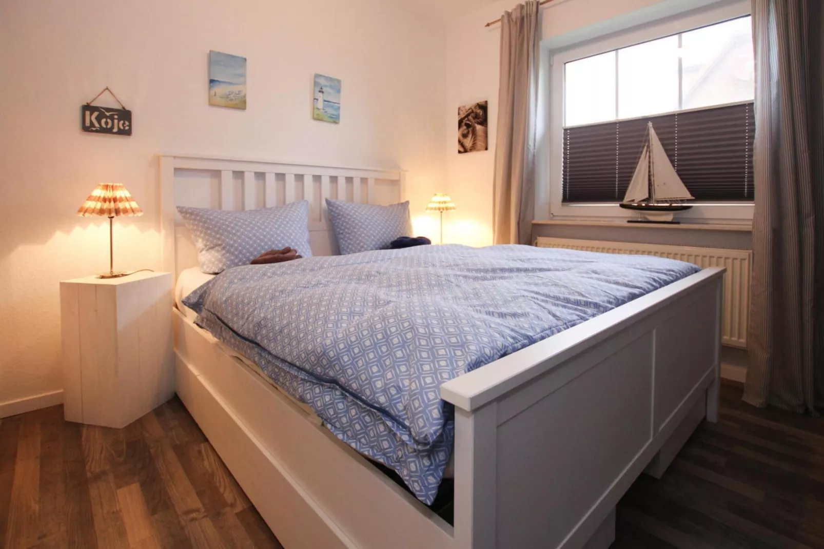 Ferienwohnung Tante Helene 2 Pers Garding-Slaapkamer